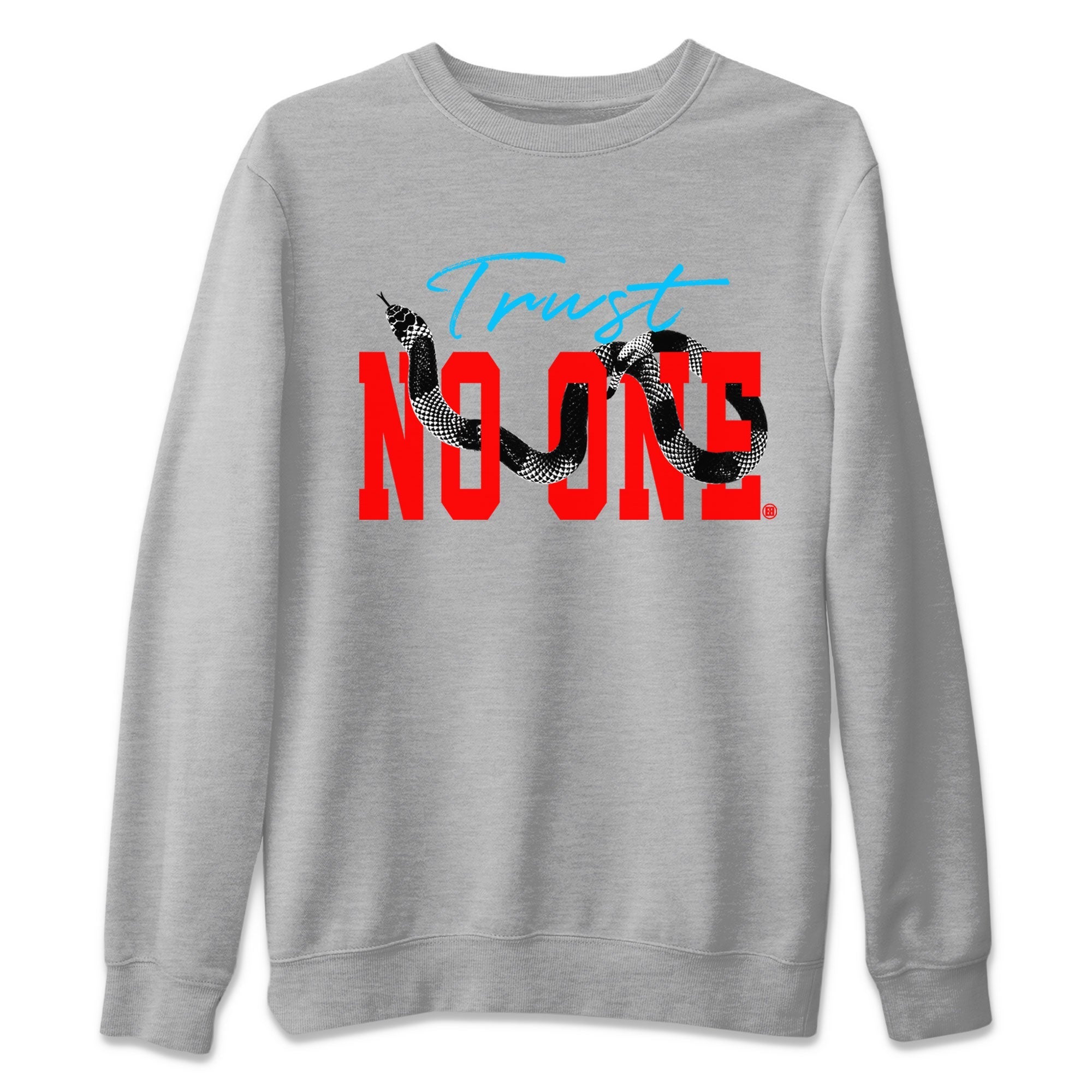 Trust No One snkmatch Tee - Air Jordan 1 UNC to Chicago