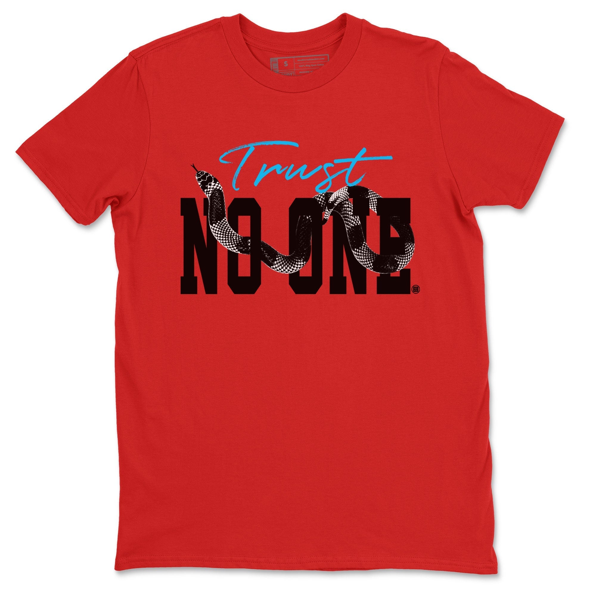 Trust No One snkmatch Tee - Air Jordan 1 UNC to Chicago