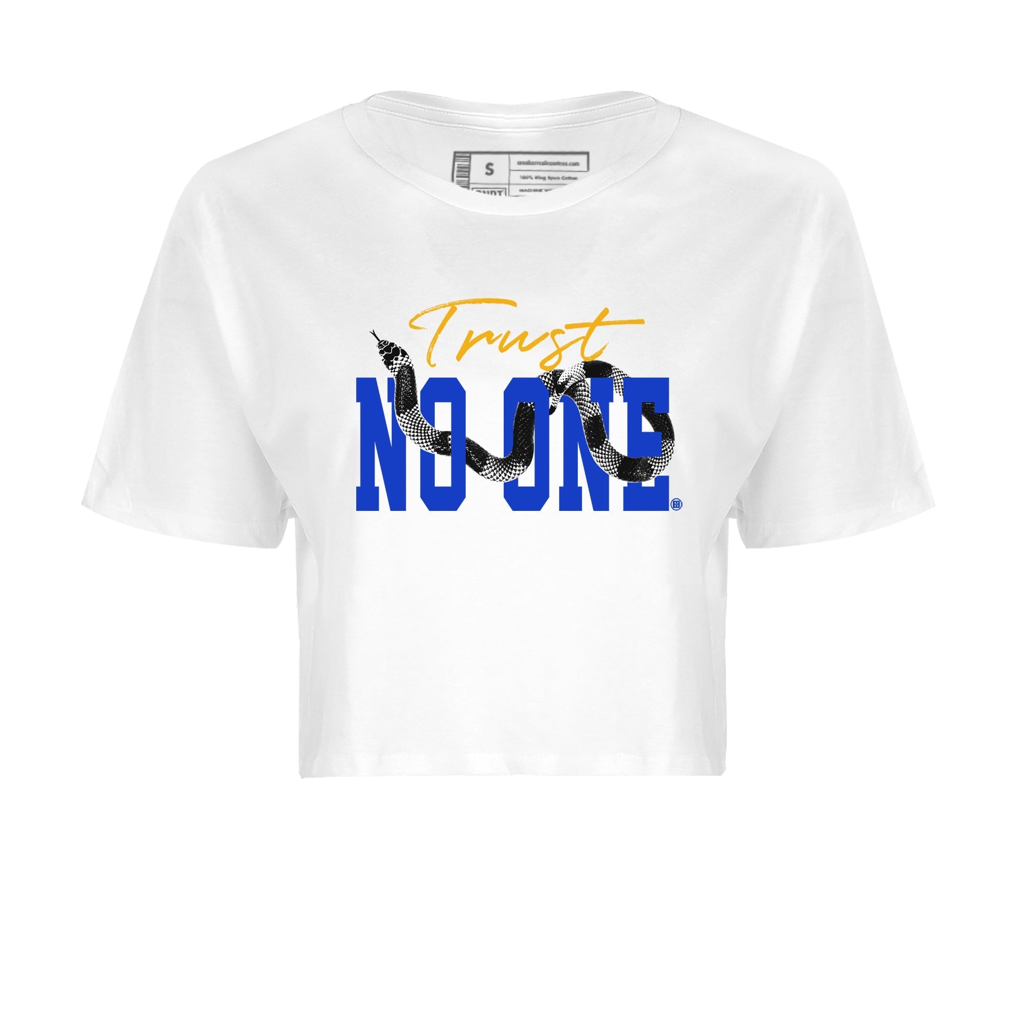 Trust No One Women's Tops - Air Jordan 14 Laney