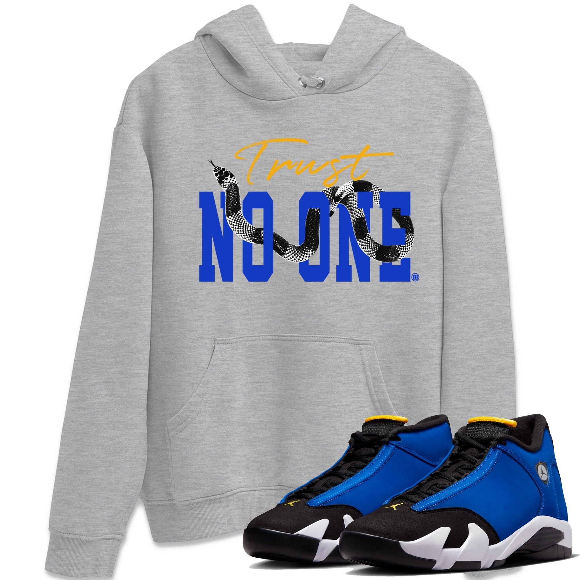 Trust No One Unisex Tops - Air Jordan 14 Laney