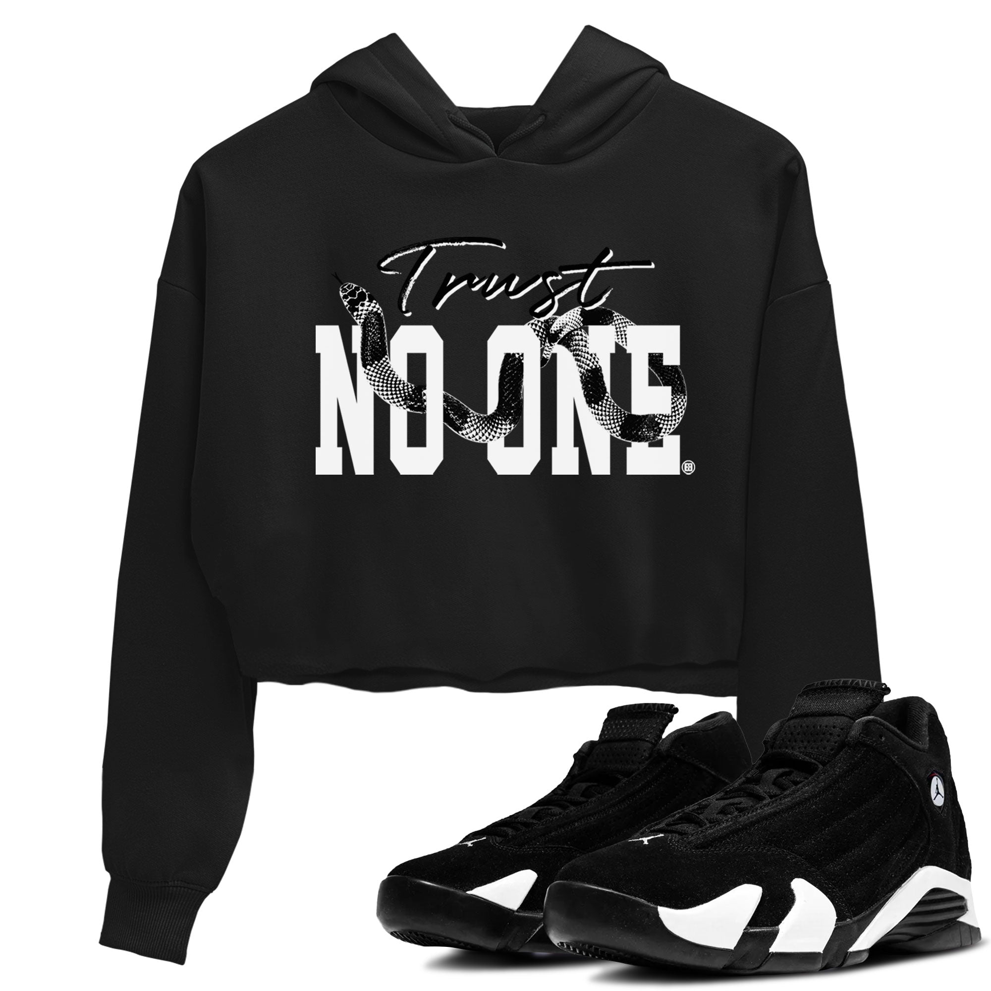 Trust No One snkmatch Women's Top - Air Jordan 14 Panda