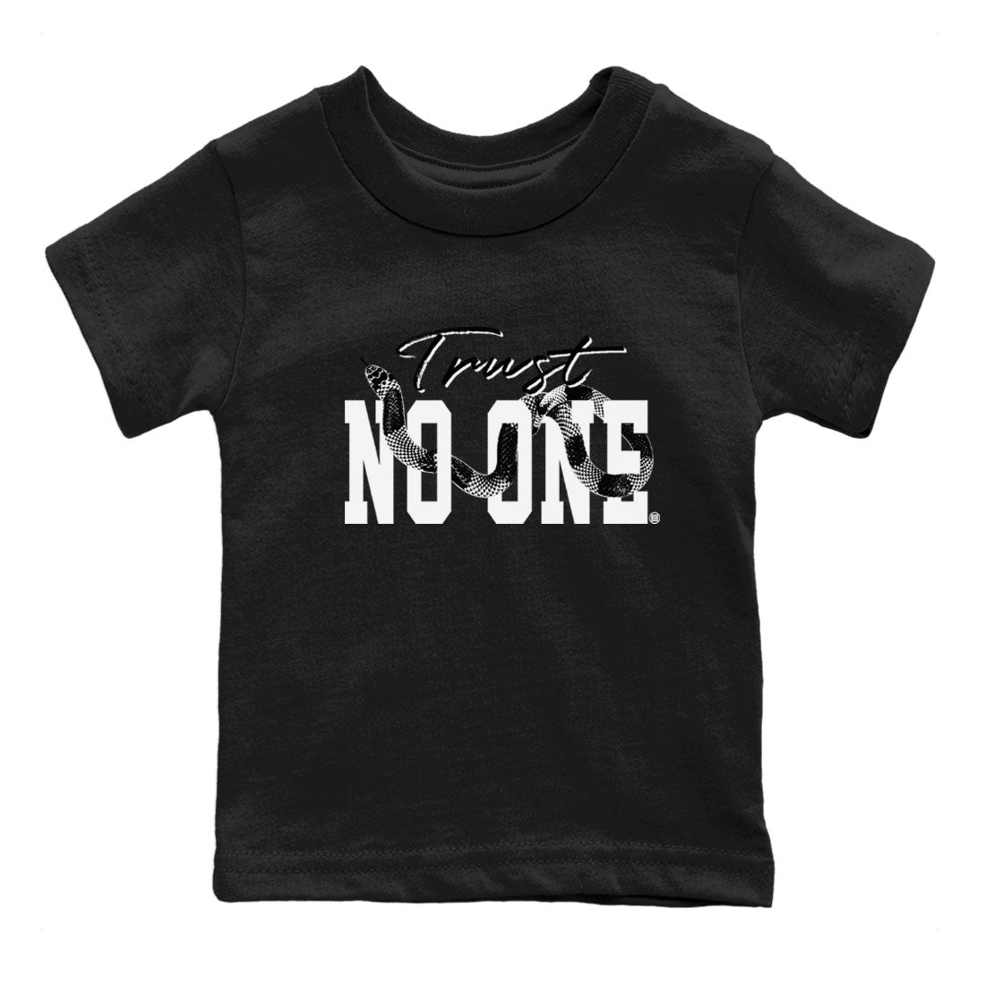 Trust No One snkmatch Tees Kids - Air Jordan 14 Panda