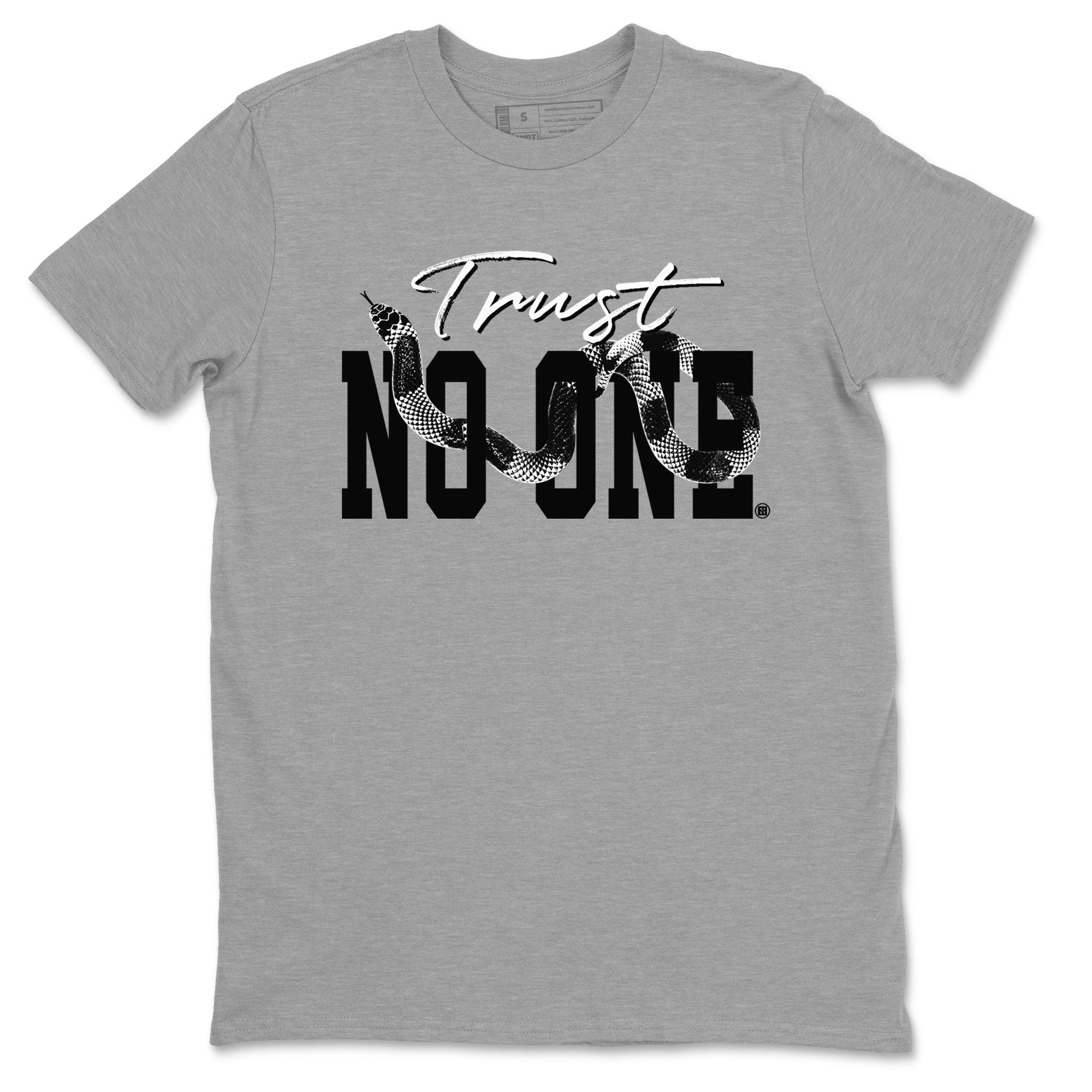 Trust No One snkmatch Tees - Air Jordan 14 Panda