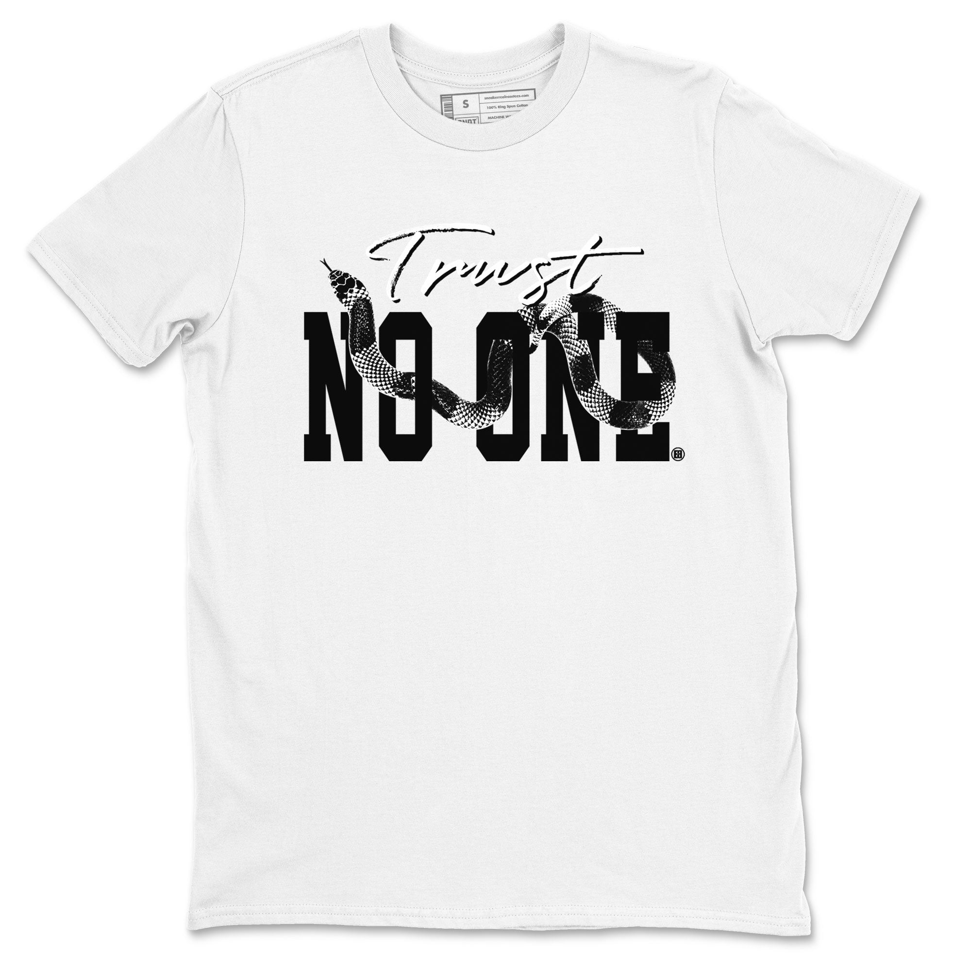 Trust No One snkmatch Tees - Air Jordan 14 Panda