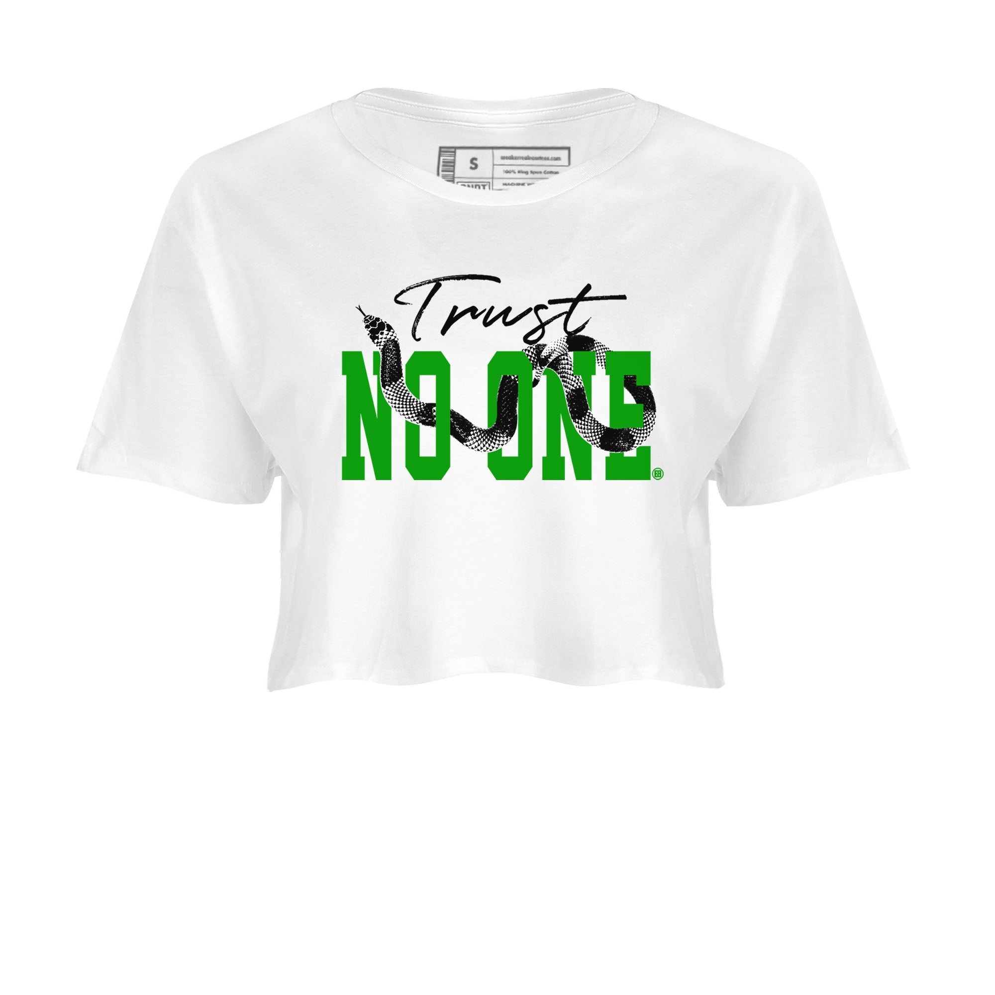 Trust No One snkmatch Women's Top - Air Jordan 5 Lucky Green
