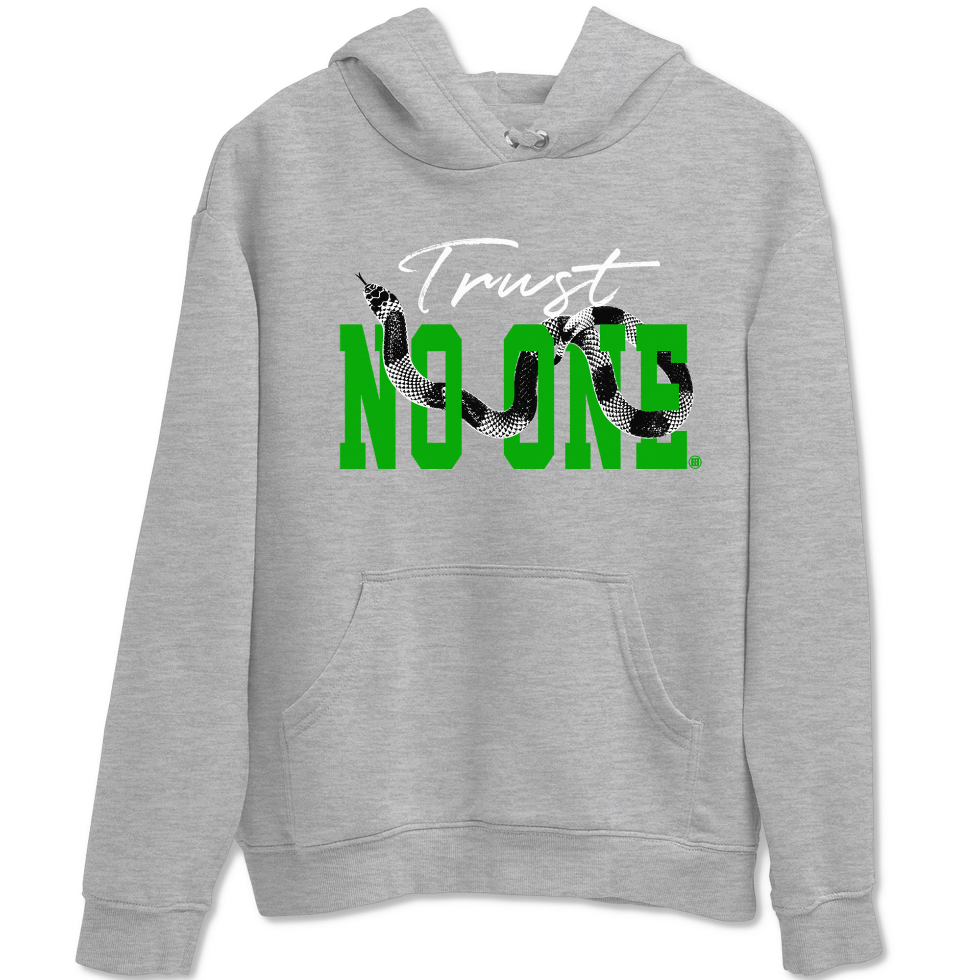 Trust No One snkmatch Tees - Air Jordan 5 Lucky Green