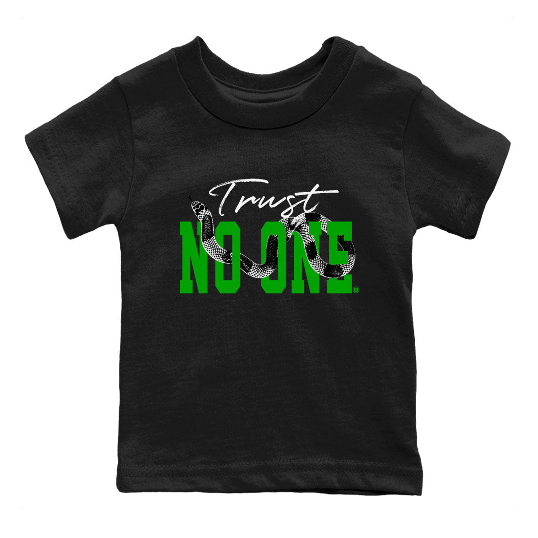 Trust No One snkmatch Tees Kids - Air Jordan 5 Lucky Green