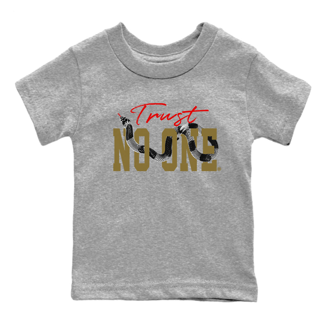 Trust No One snkmatch Tees Kids - Air Jordan 9 Olive