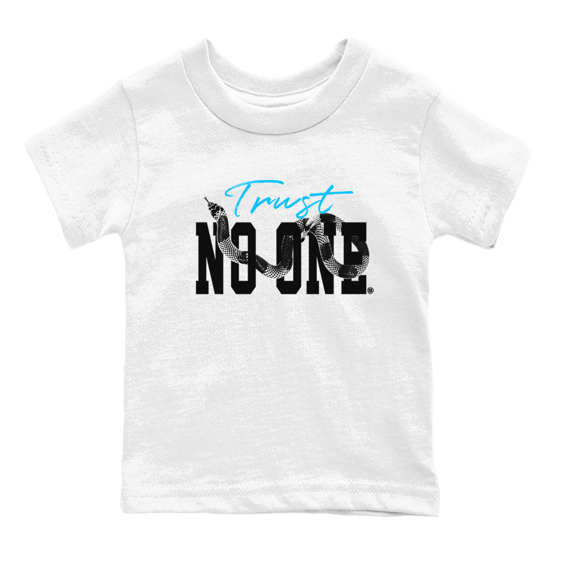 Trust No One snkmatch Tees Kids - Air Jordan 9 Powder Blue