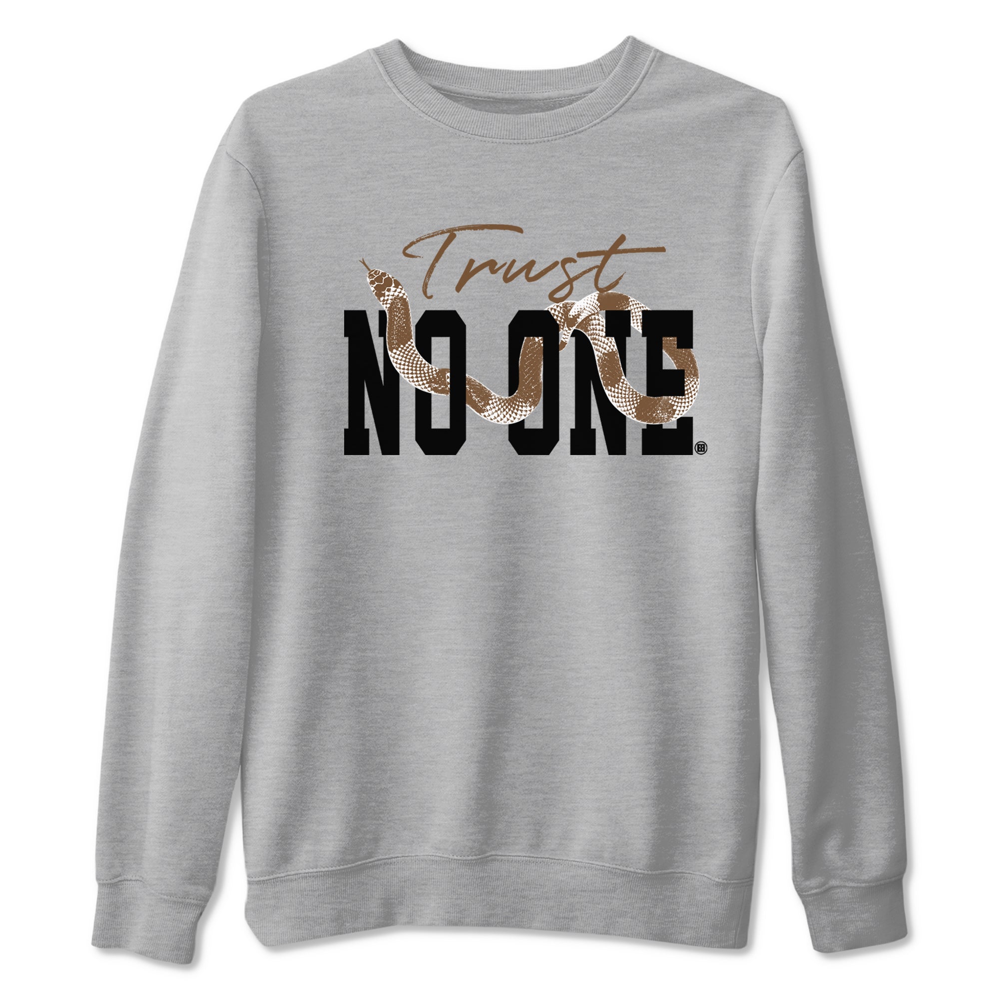 Trust No One snkmatch Tees - Jordan Jumpman Jack Travis Scott Dark Mocha