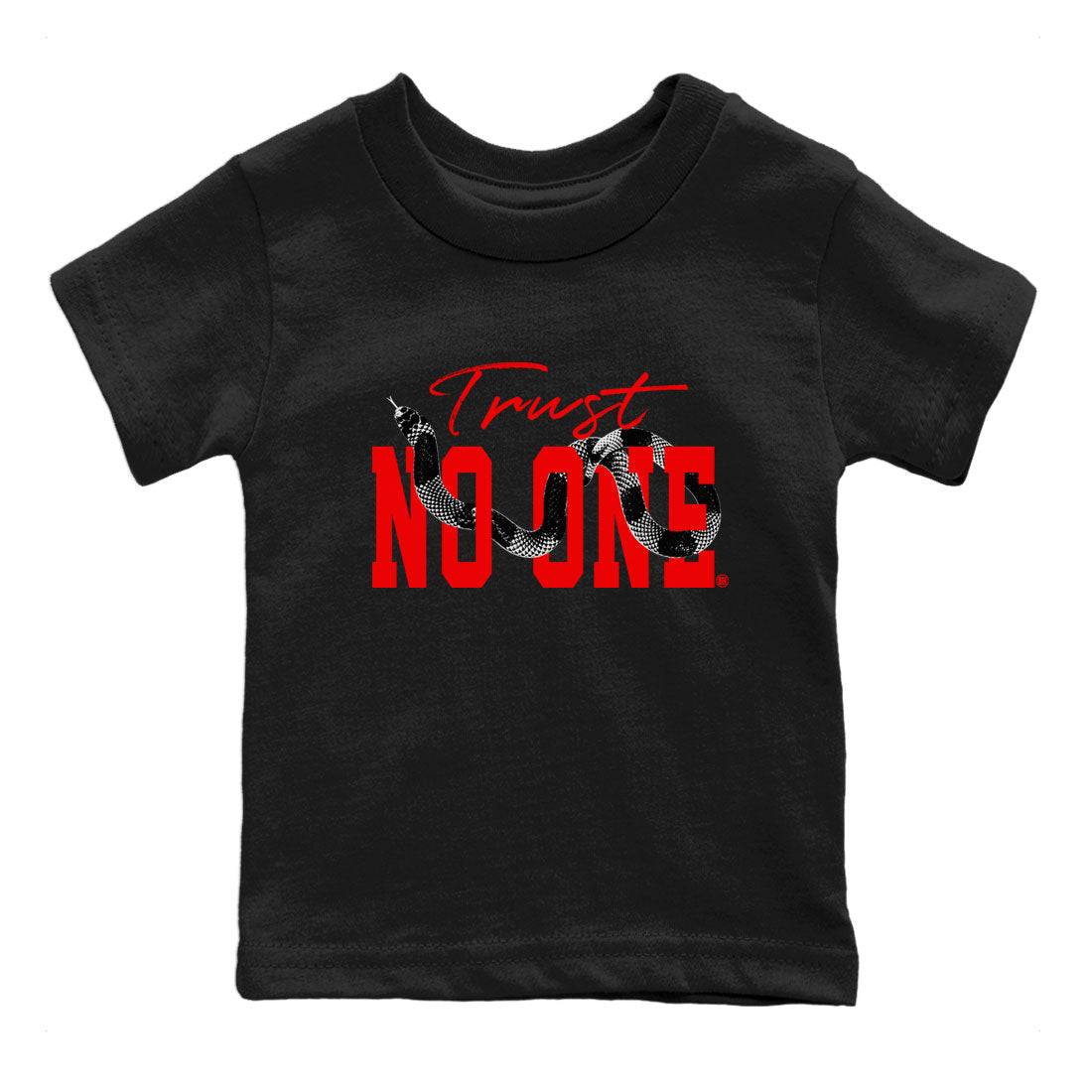 Trust No One snkmatch Tee Kids - Yeezy 350 Bred
