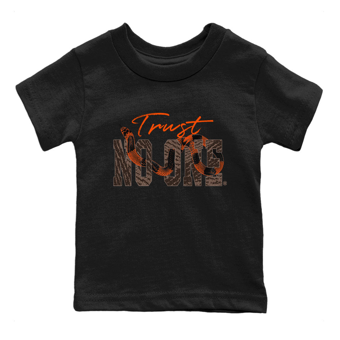 Trust No One snkmatch Tee Kids - Yeezy 350 Carbon Beluga