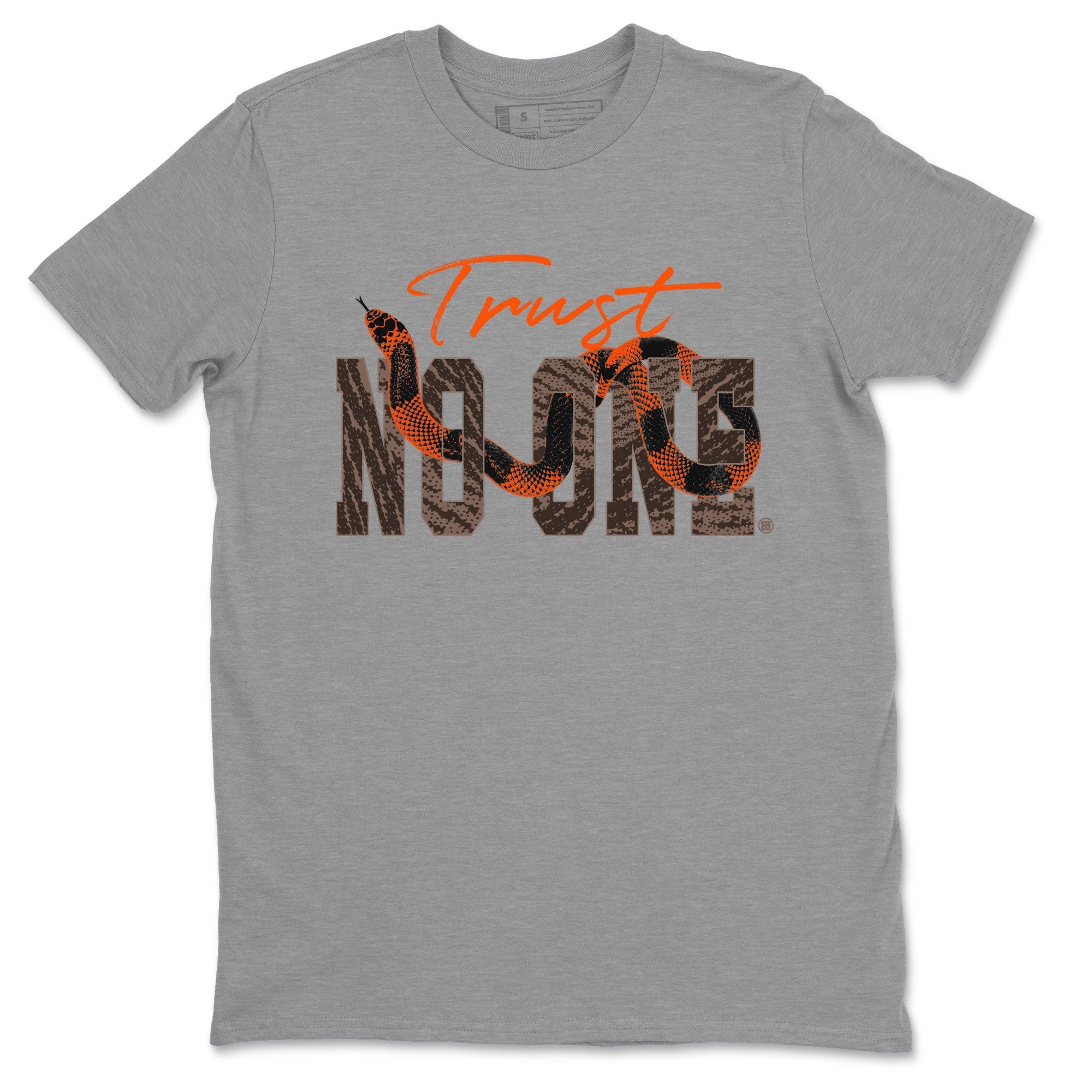 Trust No One snkmatch Tee - Yeezy 350 Carbon Beluga