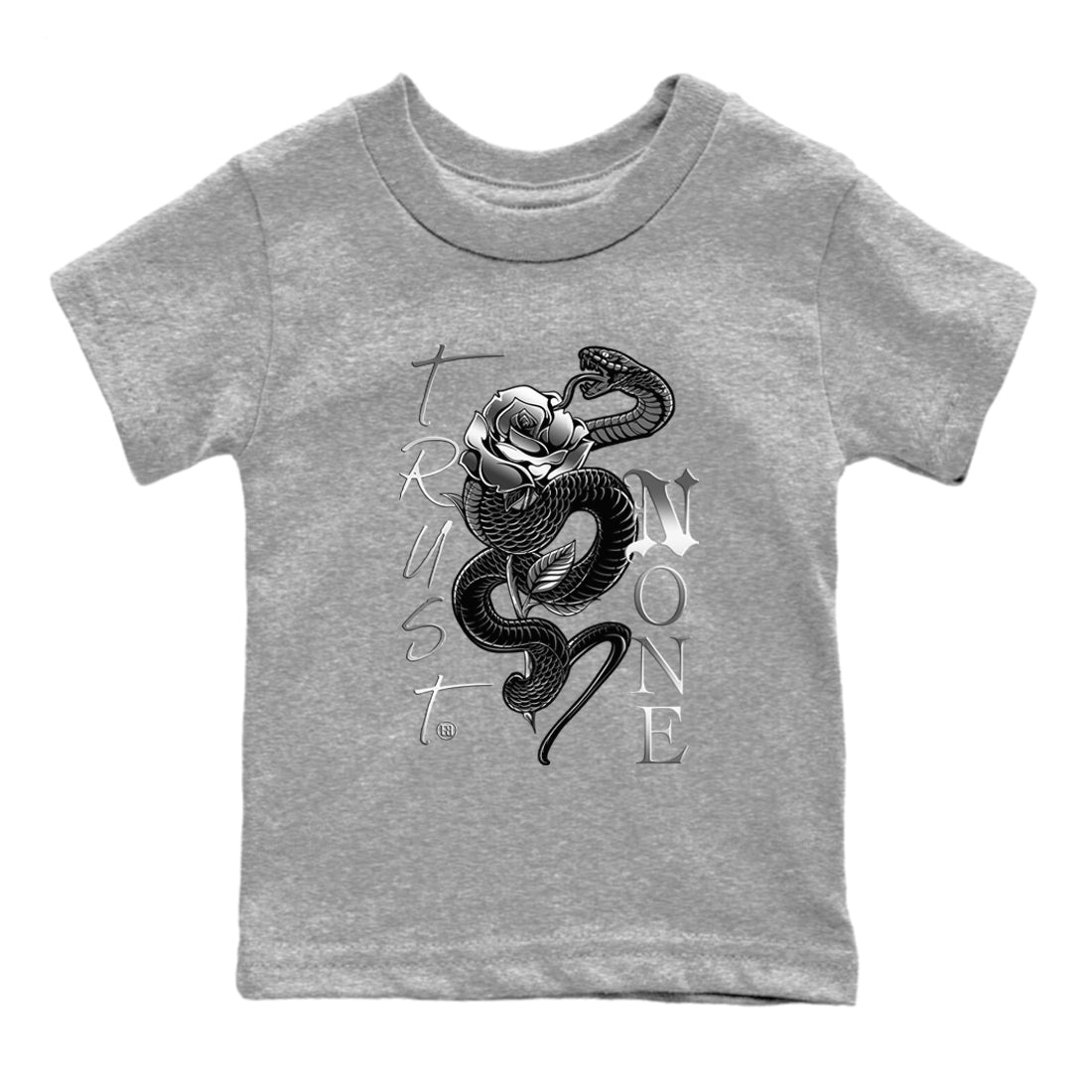 Trust None snkmatch Tees Kids - AE 1 Silver Metallic