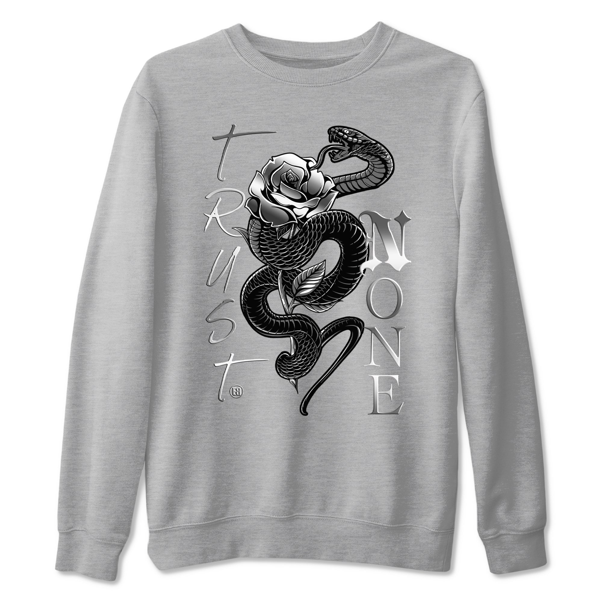 Trust None snkmatch Tees - AE 1 Silver Metallic