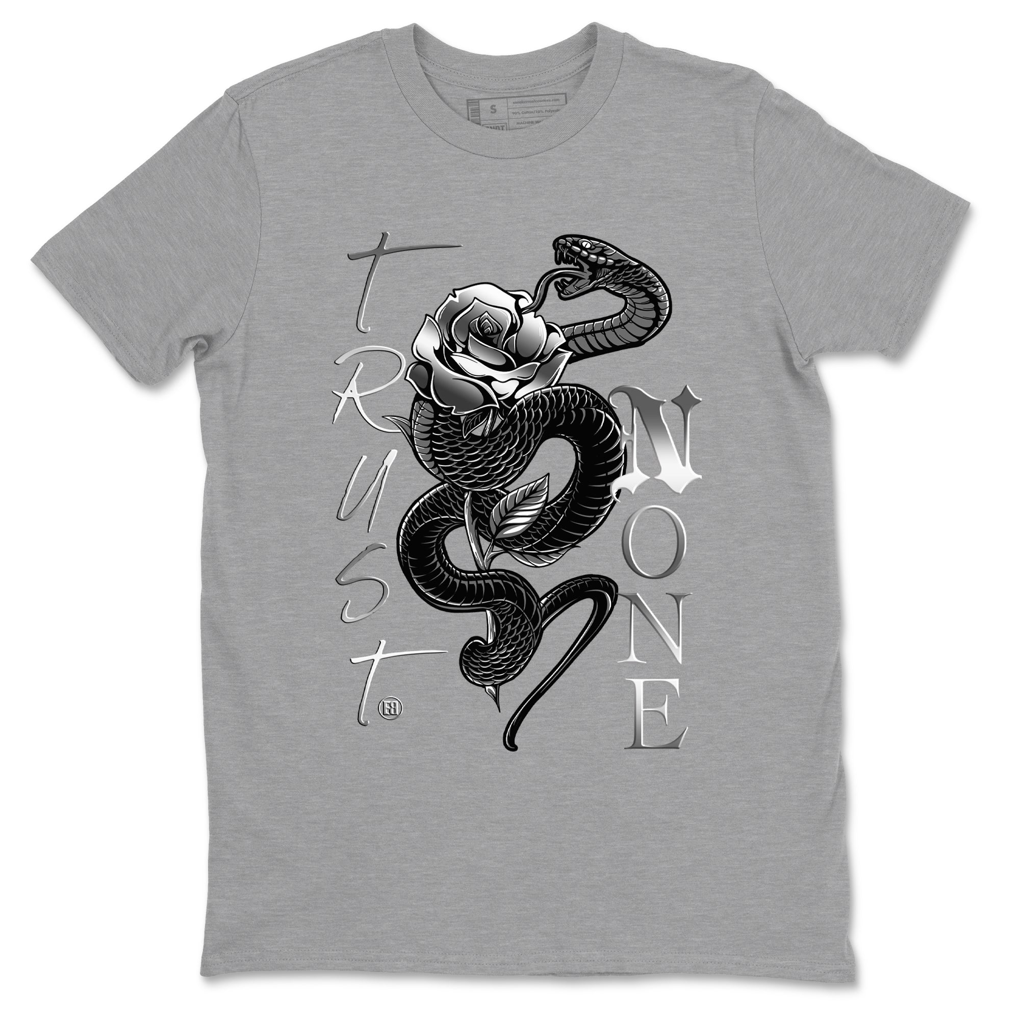 Trust None snkmatch Tees - AE 1 Silver Metallic