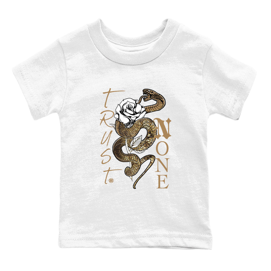 Trust None snkmatch Tees Kids - Air Force 1 Ivory Snake