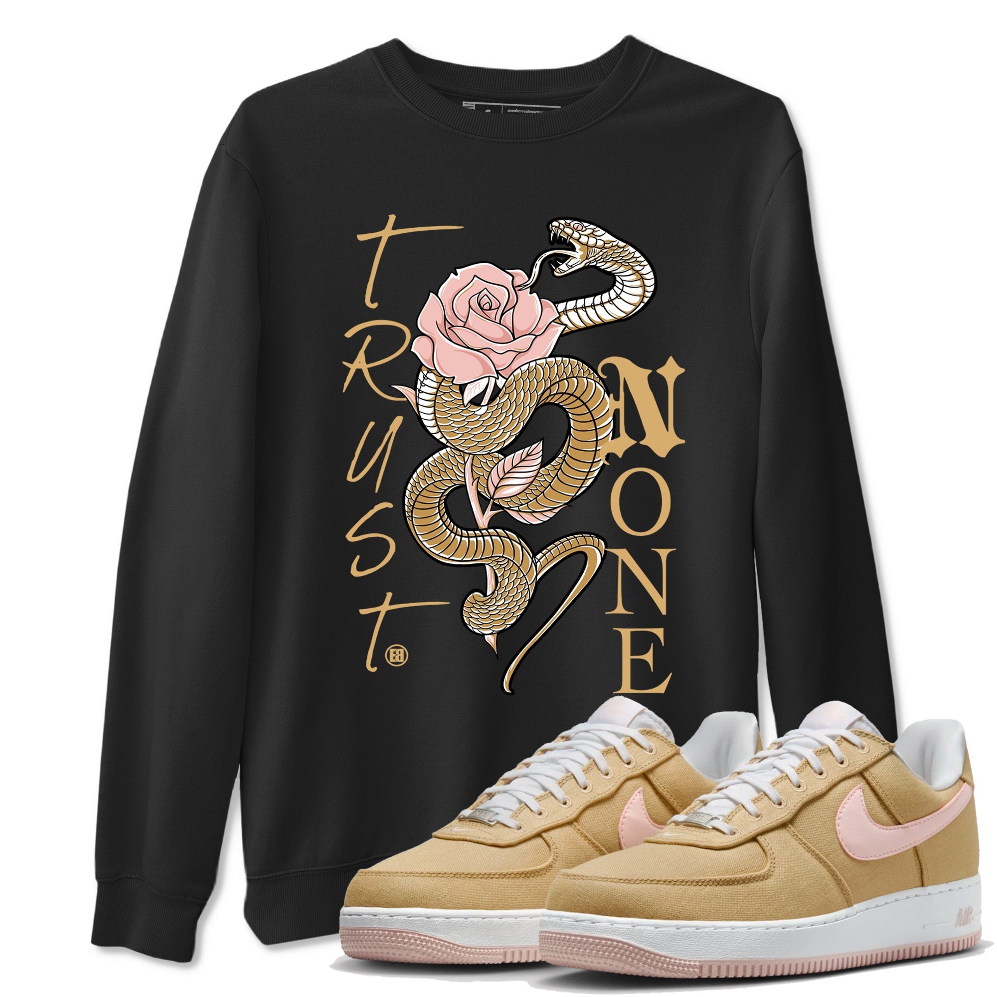 Trust None snkmatch Tees - Air Force 1 Linen