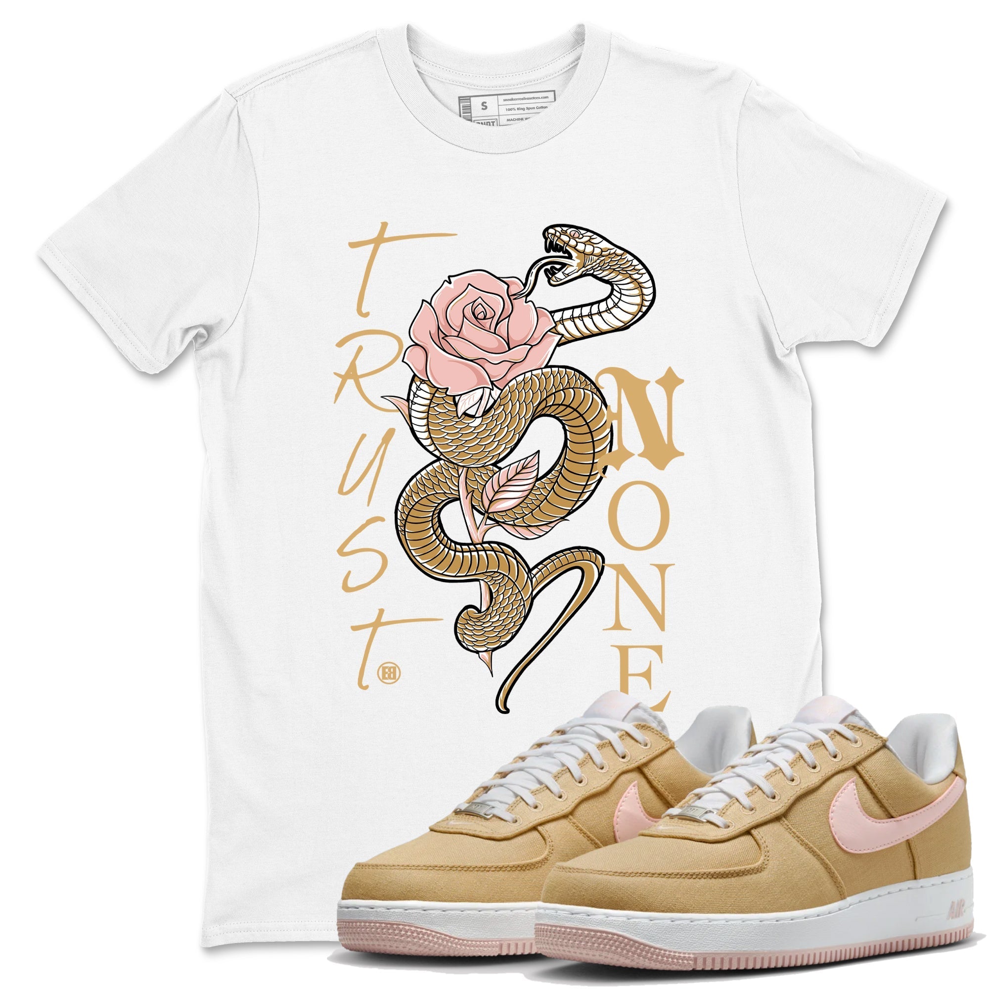 Trust None snkmatch Tees - Air Force 1 Linen