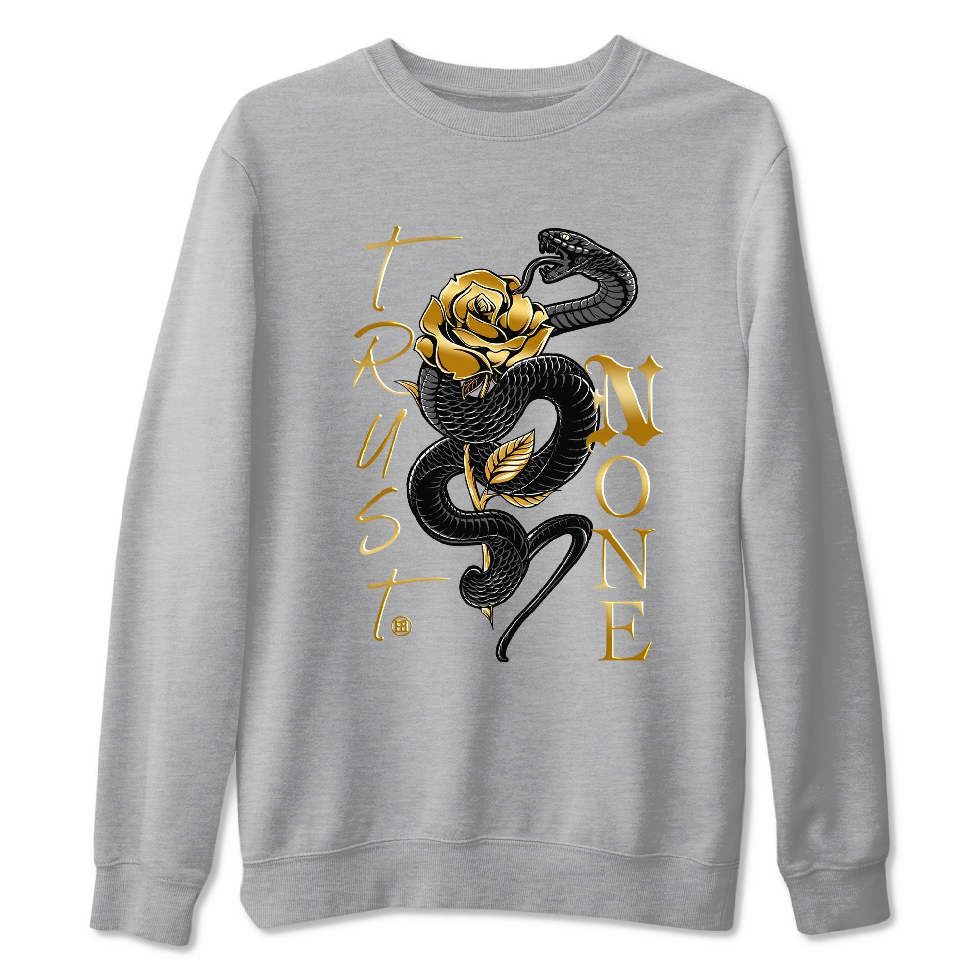 Trust None snkmatch Tees - Air Jordan 1 Black Metallic Gold