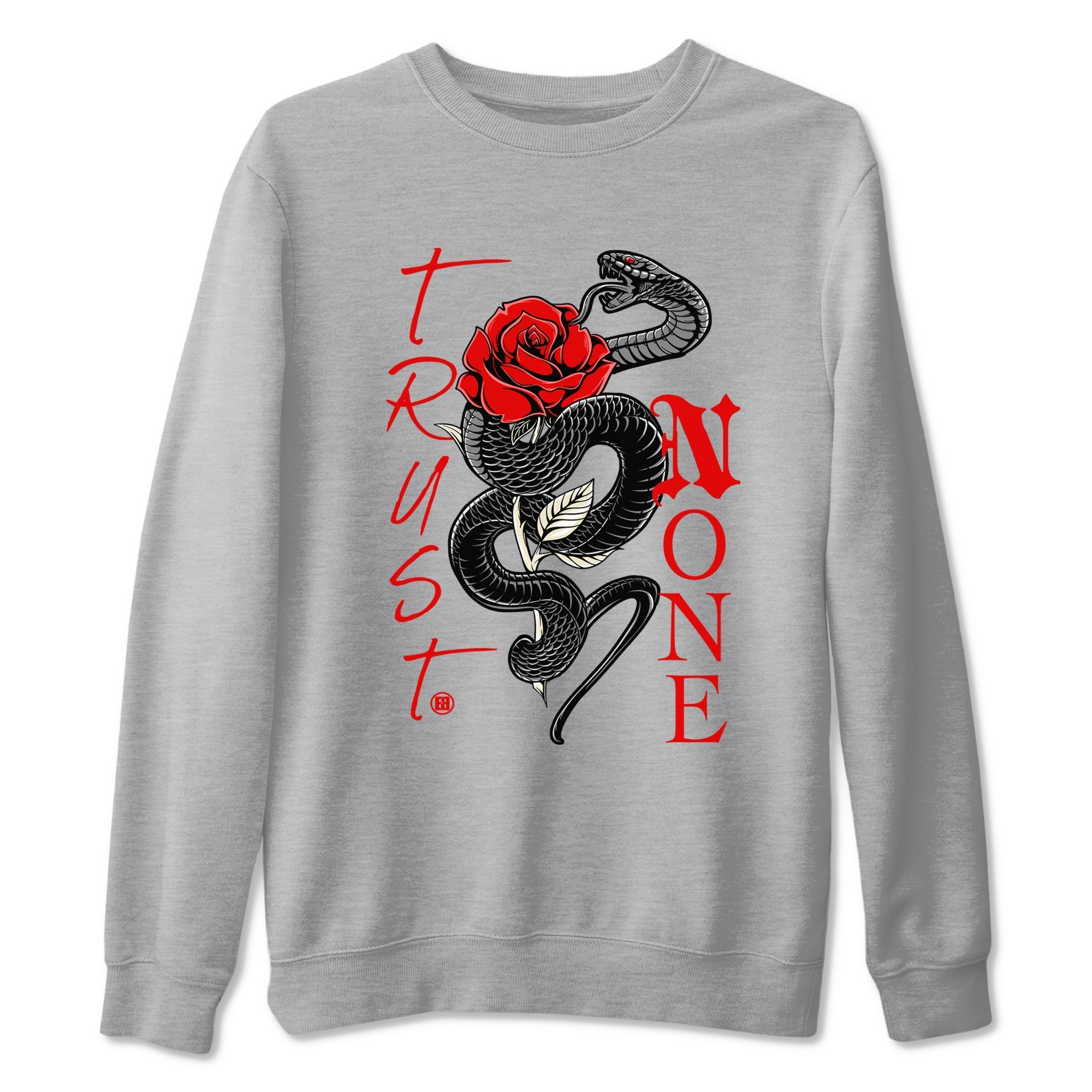 Trust None snkmatch Tees - Air Jordan 1 Black Toe Reimagined