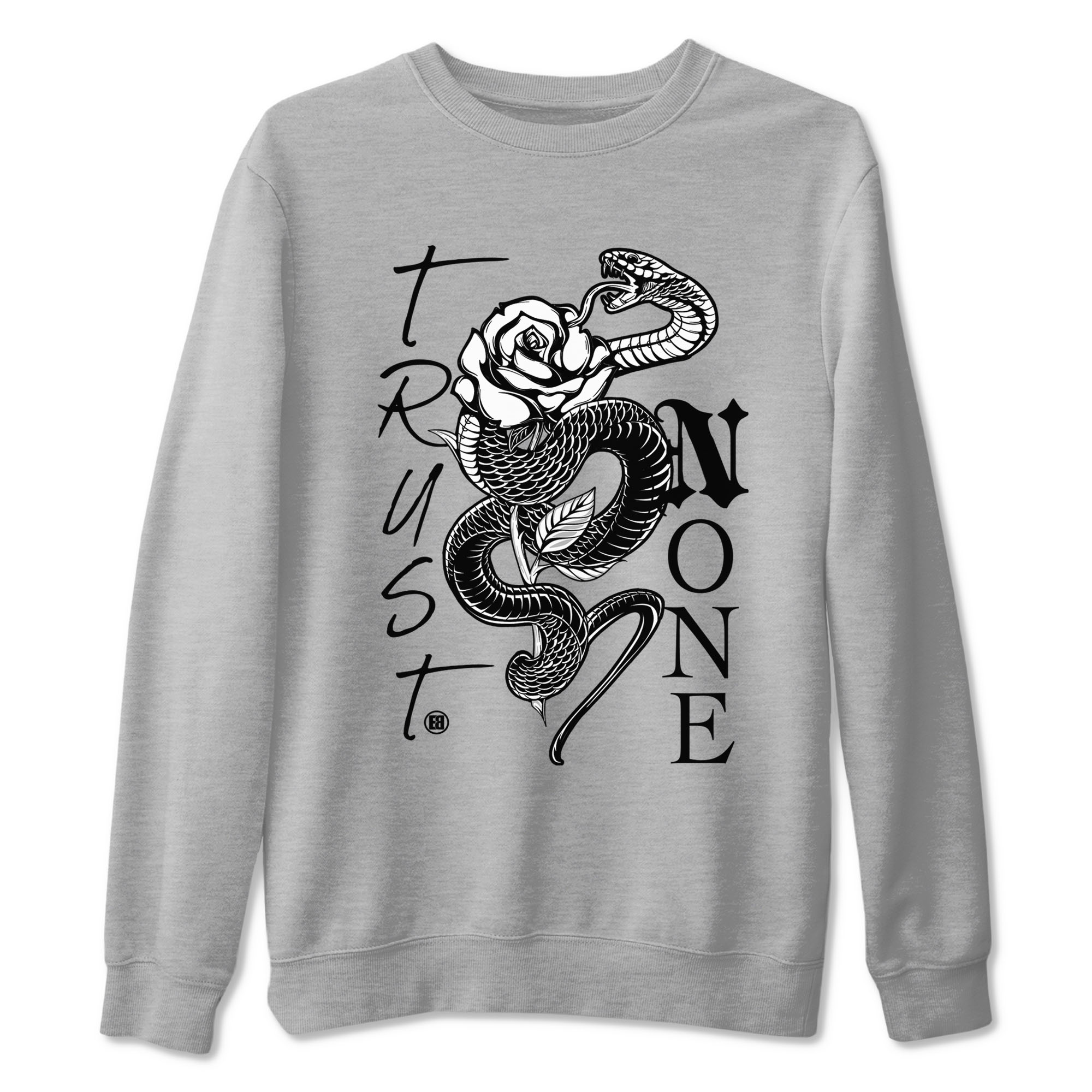 Trust None snkmatch Tees - Air Jordan 1 Black White