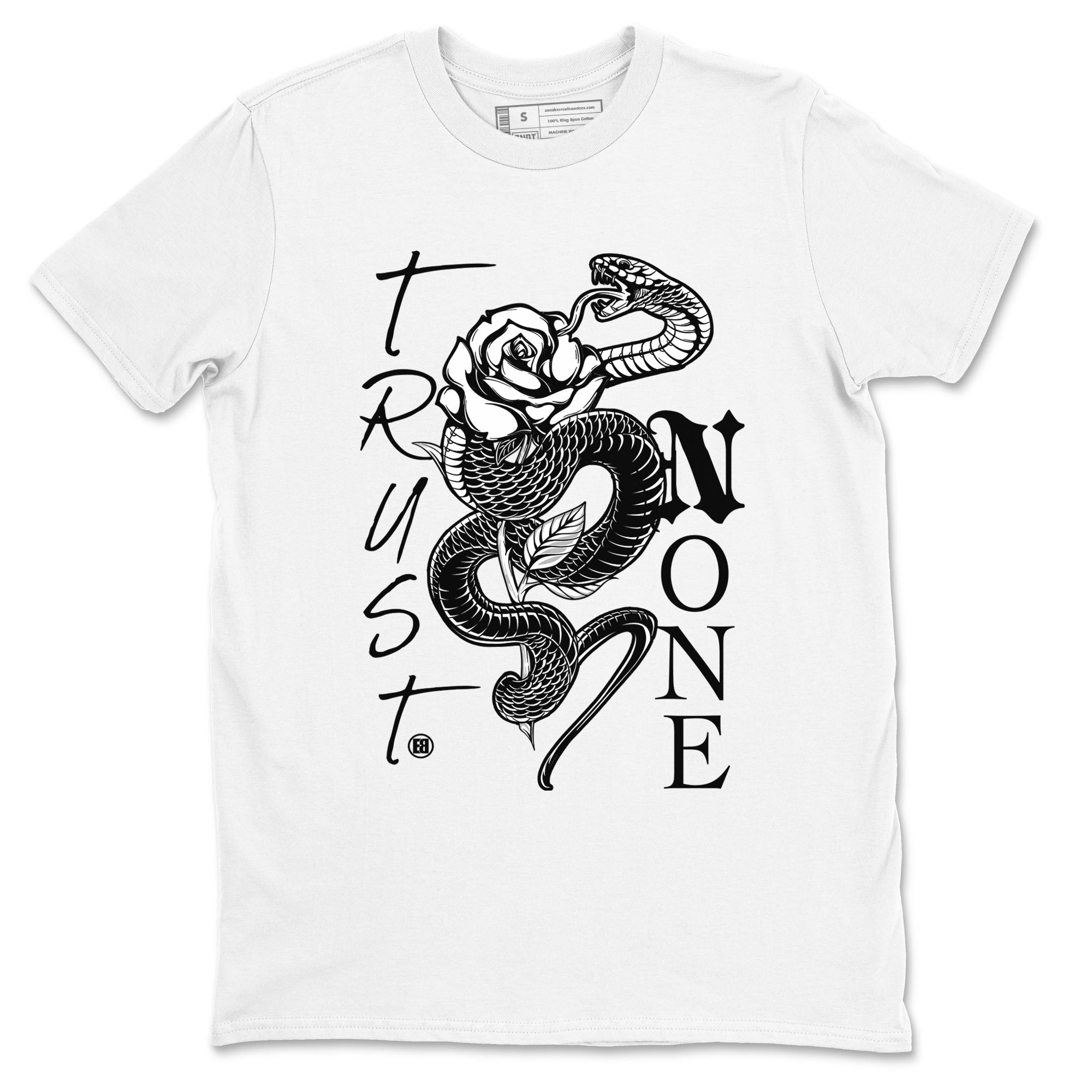 Trust None snkmatch Tees - Air Jordan 1 Black White