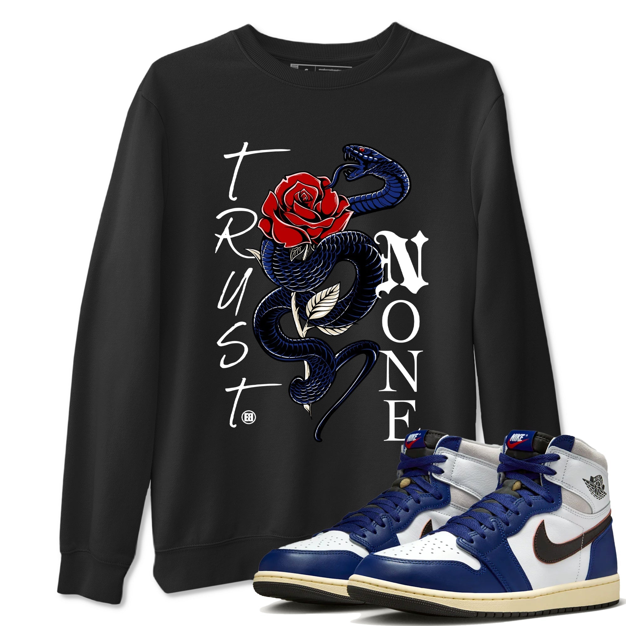 Trust None snkmatch Tees - Air Jordan 1 Rare Air
