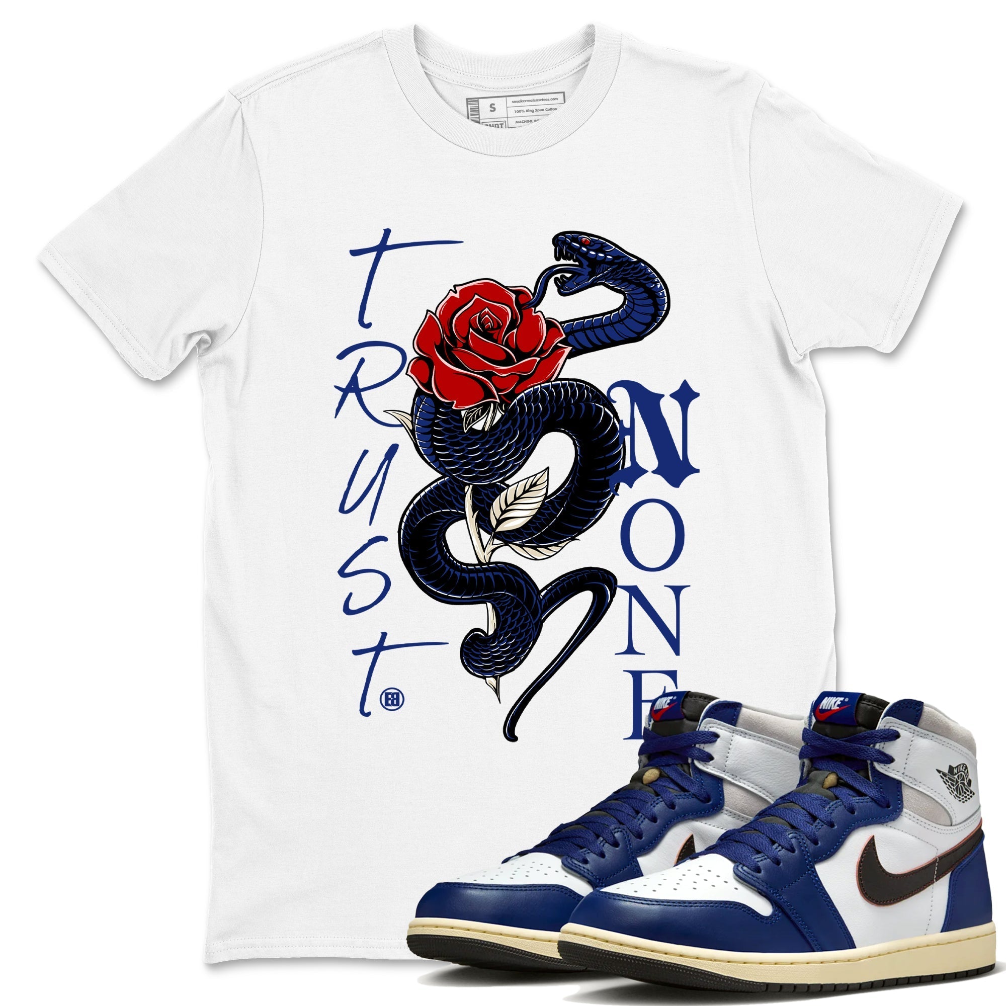 Trust None snkmatch Tees - Air Jordan 1 Rare Air