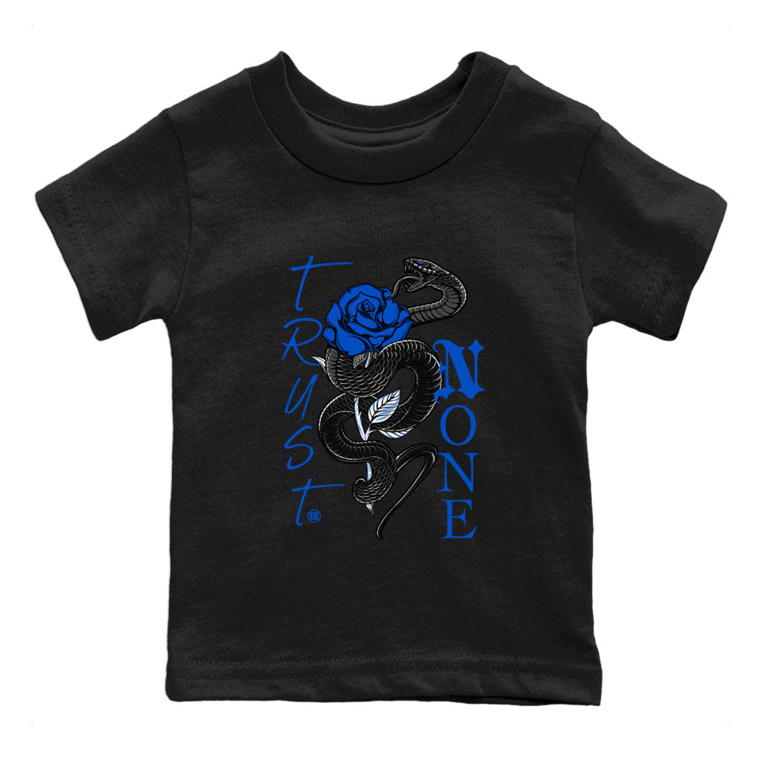 Trust None snkmatch Tee Kids - Air Jordan 1 Royal Reimagined