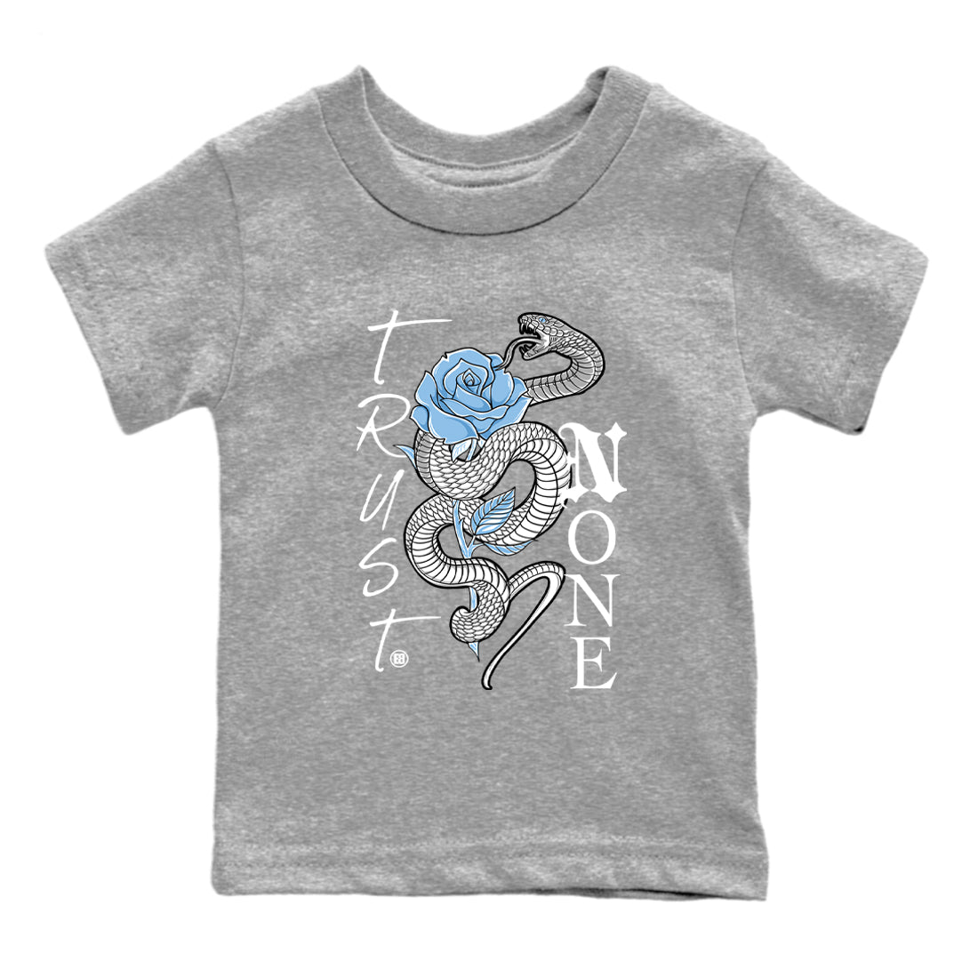 Trust None snkmatch Tees Kids - Air Jordan 11 Legend Blue