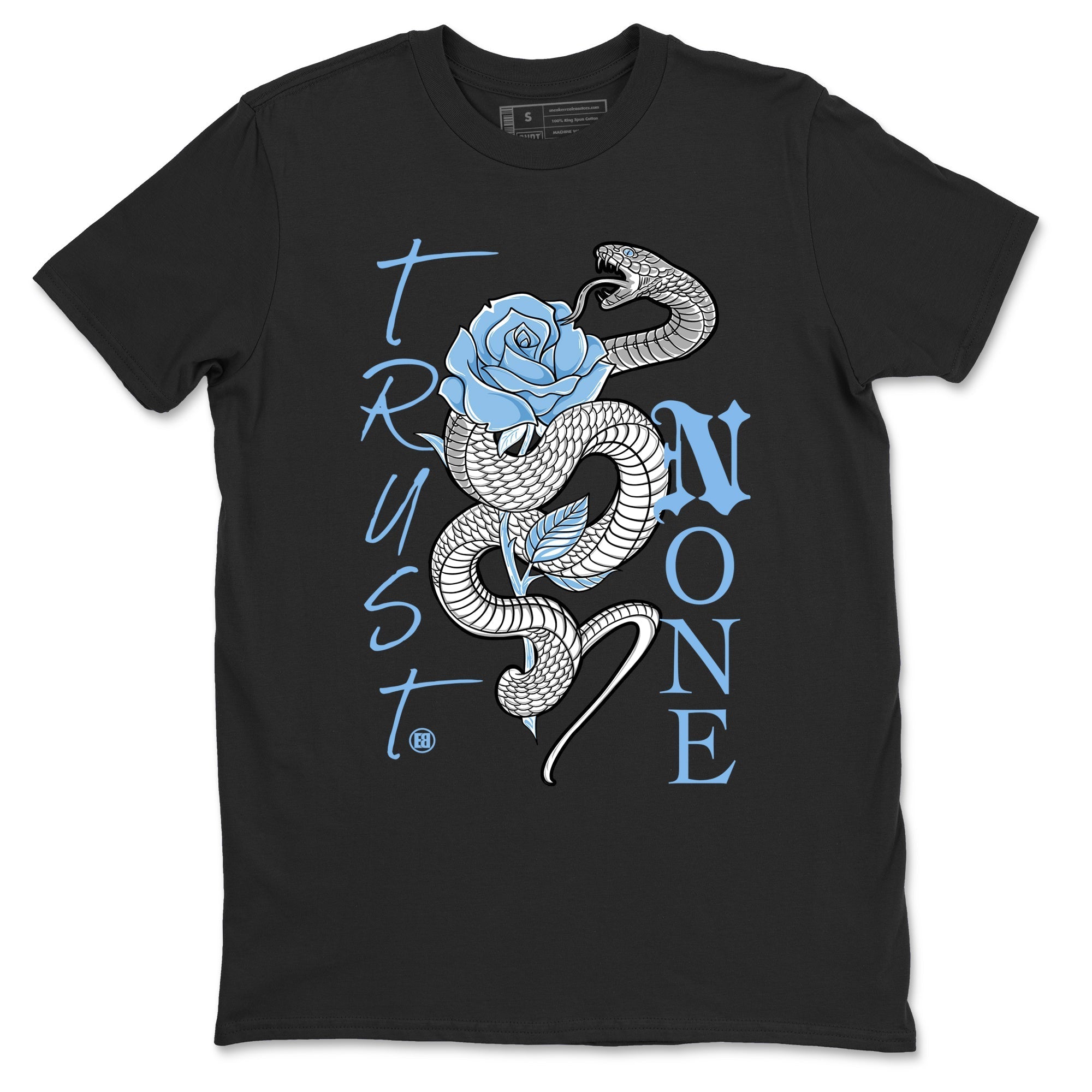 Trust None snkmatch Tees - Air Jordan 11 Legend Blue