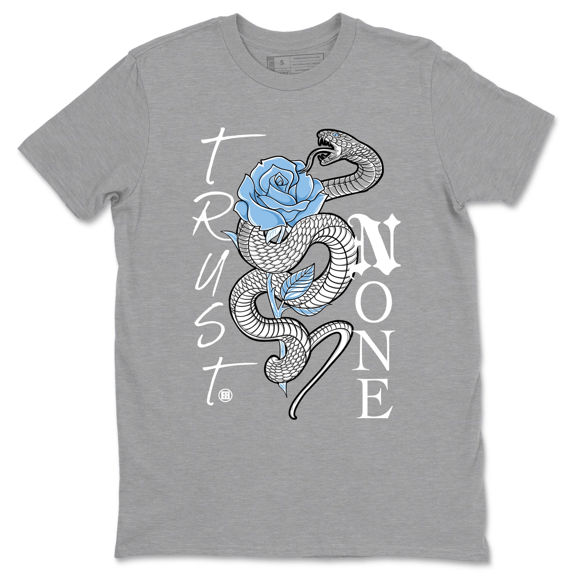 Trust None snkmatch Tees - Air Jordan 11 Legend Blue