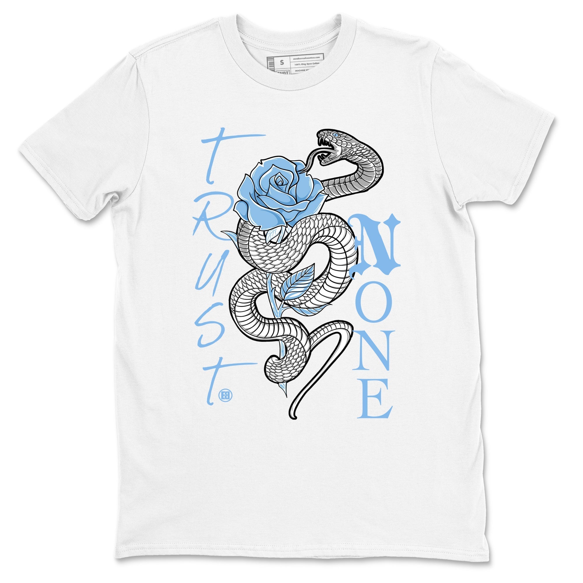 Trust None snkmatch Tees - Air Jordan 11 Legend Blue