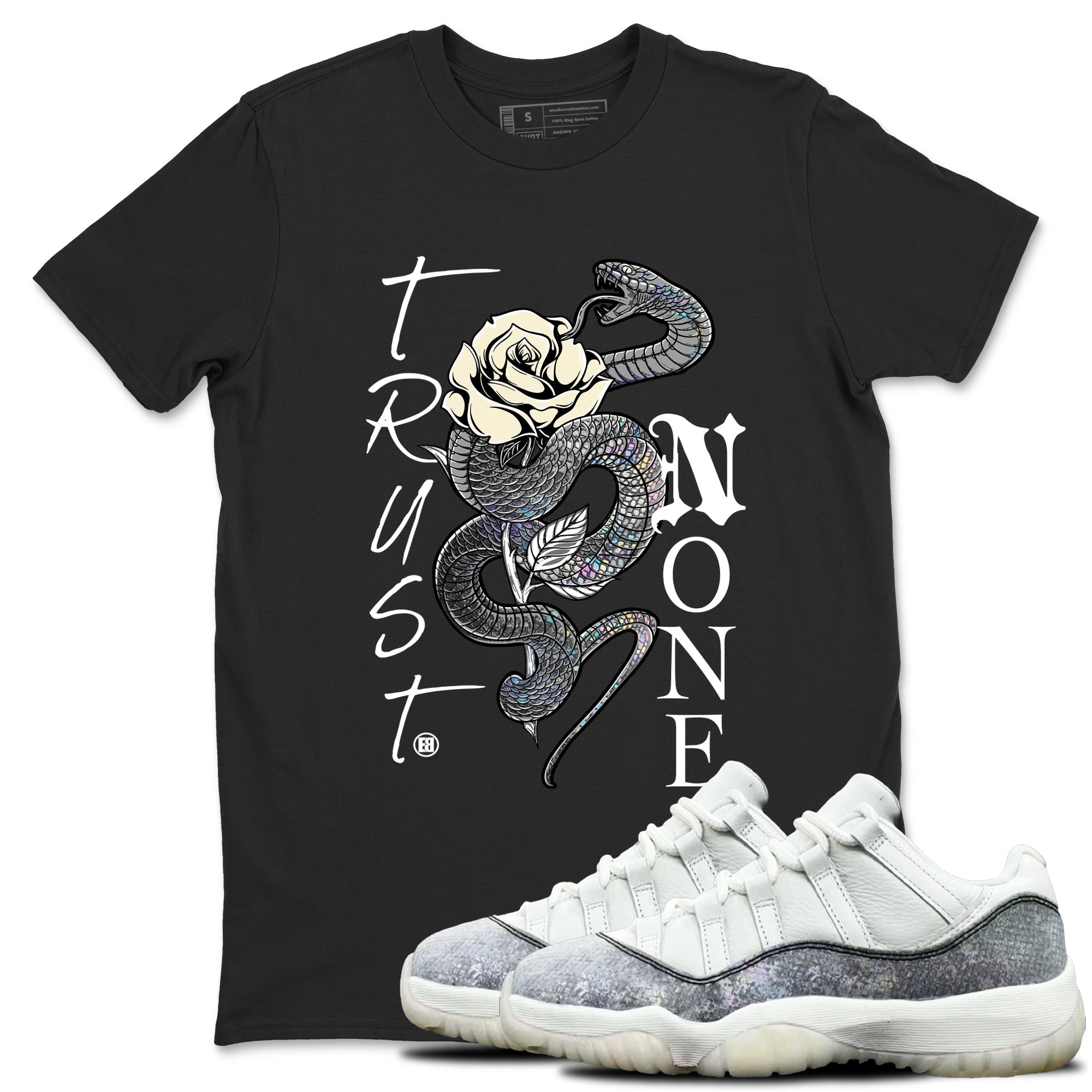 Trust None snkmatch Tees - Air Jordan 11 Year Of The Snake