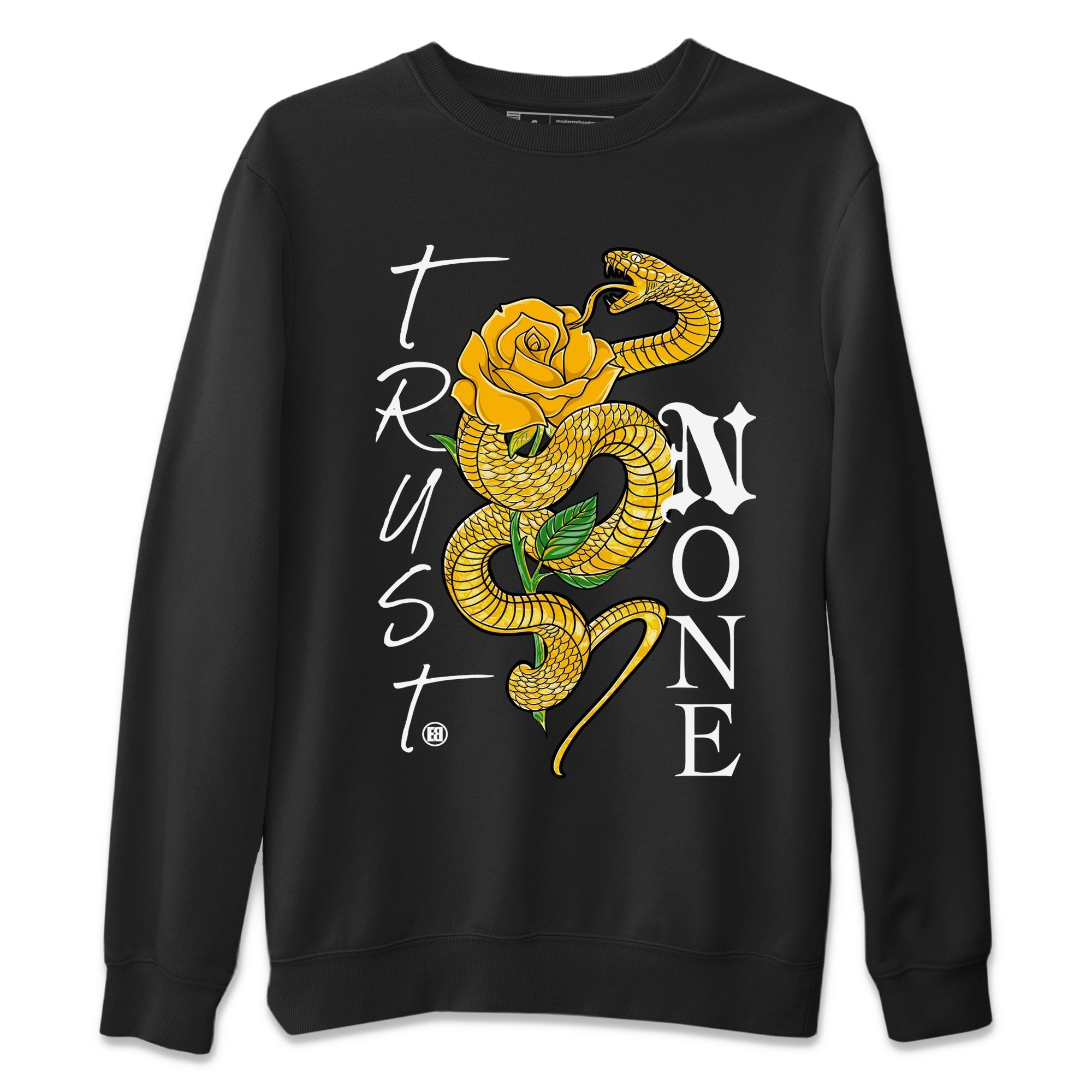 Trust None Unisex Tops - Air Jordan 11 Yellow Python