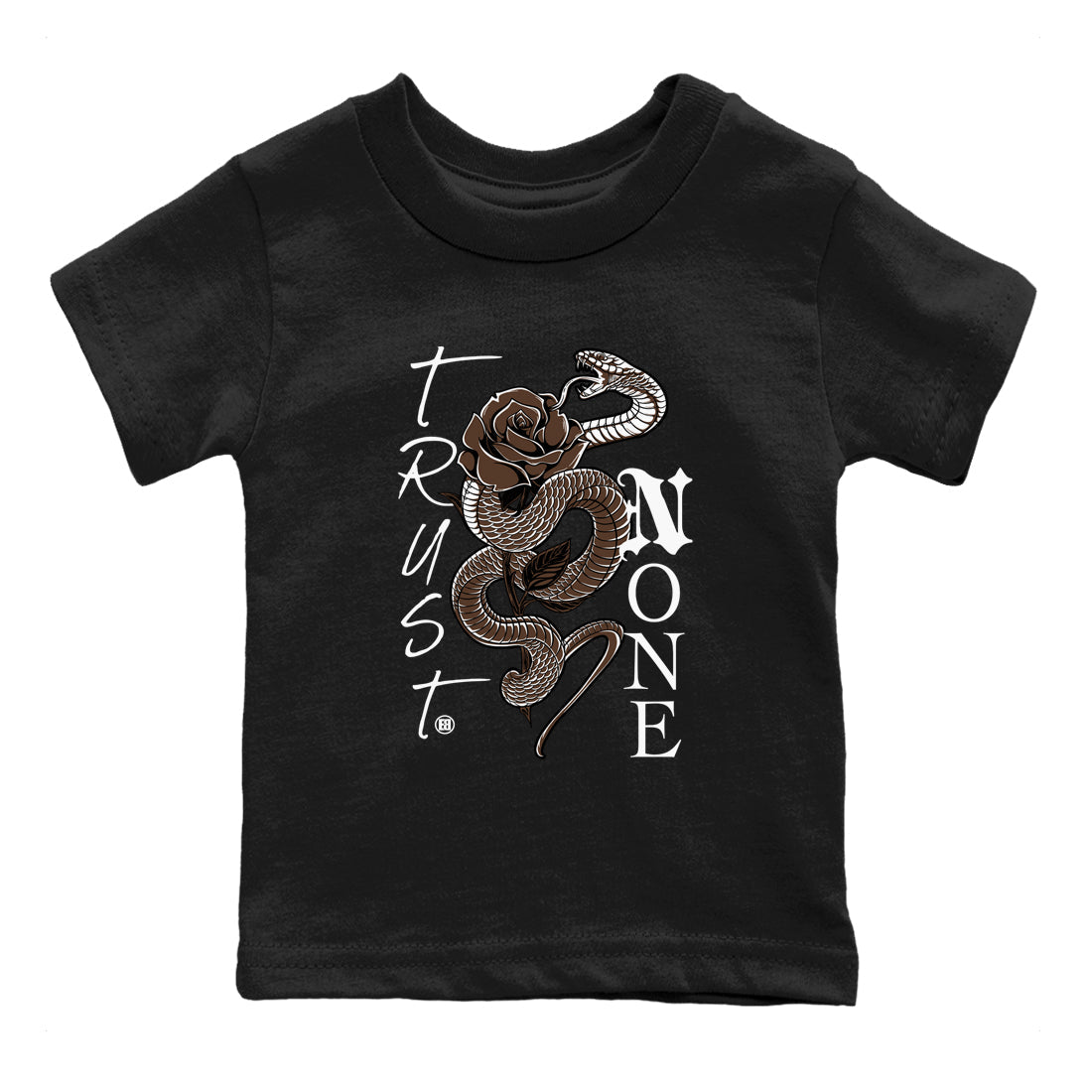 Trust None snkmatch Tees Kids - Air Jordan 12 Baroque Brown