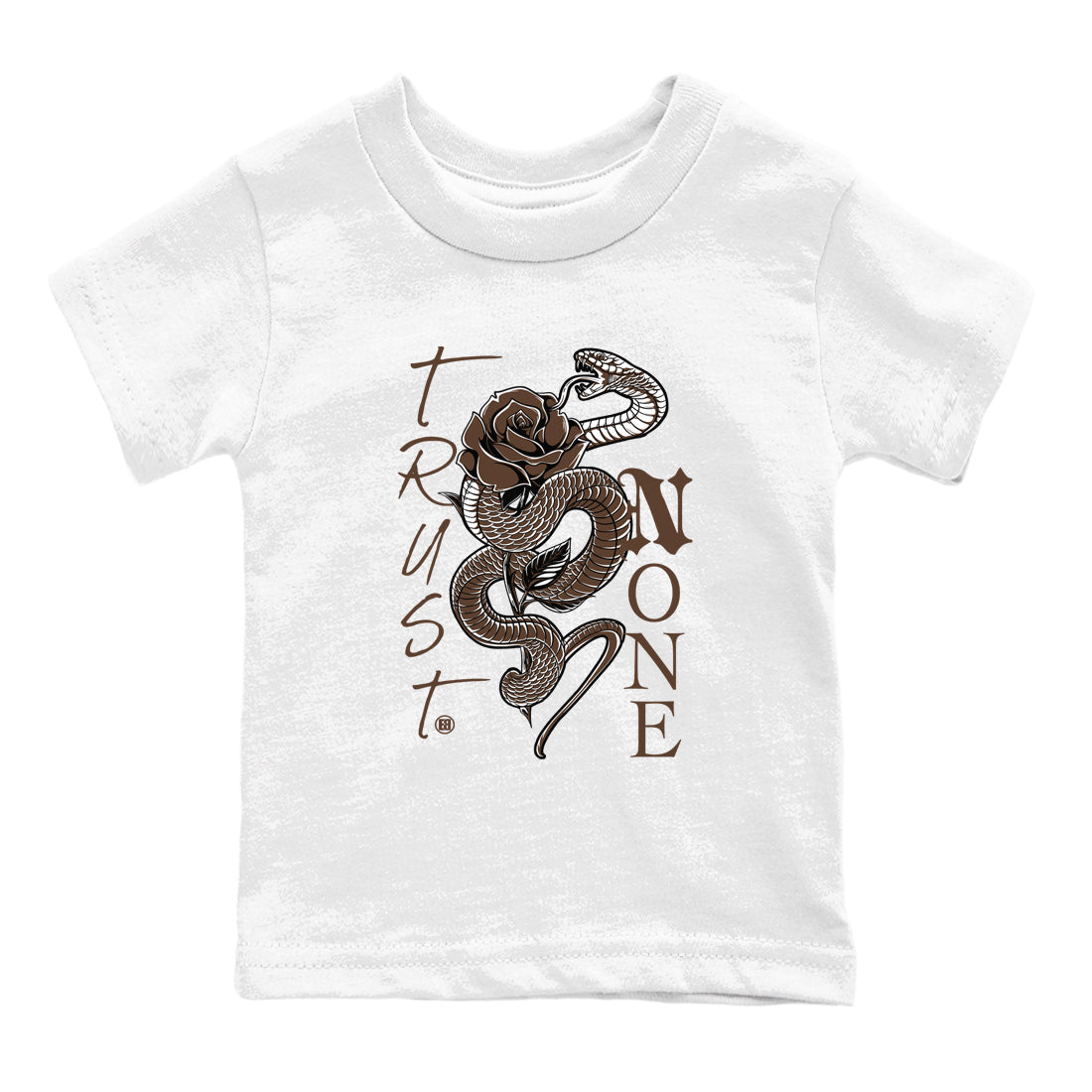 Trust None snkmatch Tees Kids - Air Jordan 12 Baroque Brown