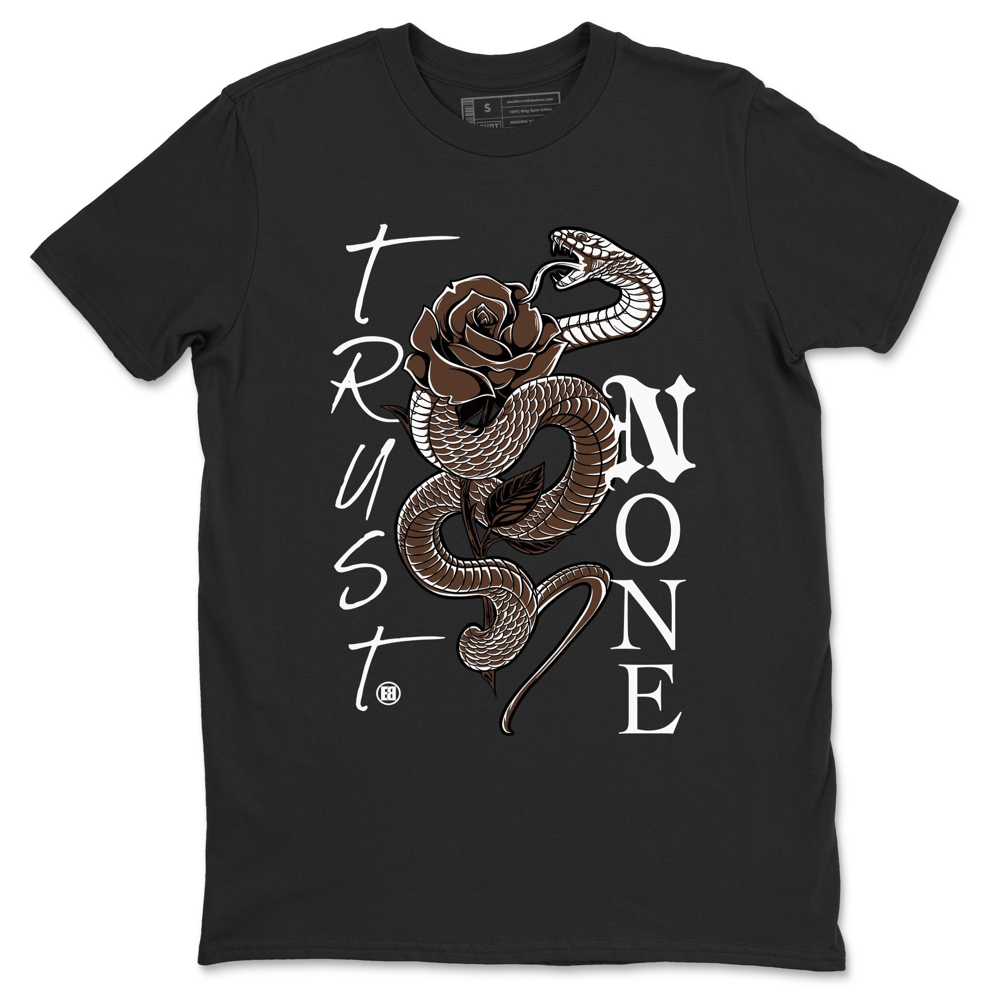 Trust None snkmatch Tees - Air Jordan 12 Baroque Brown