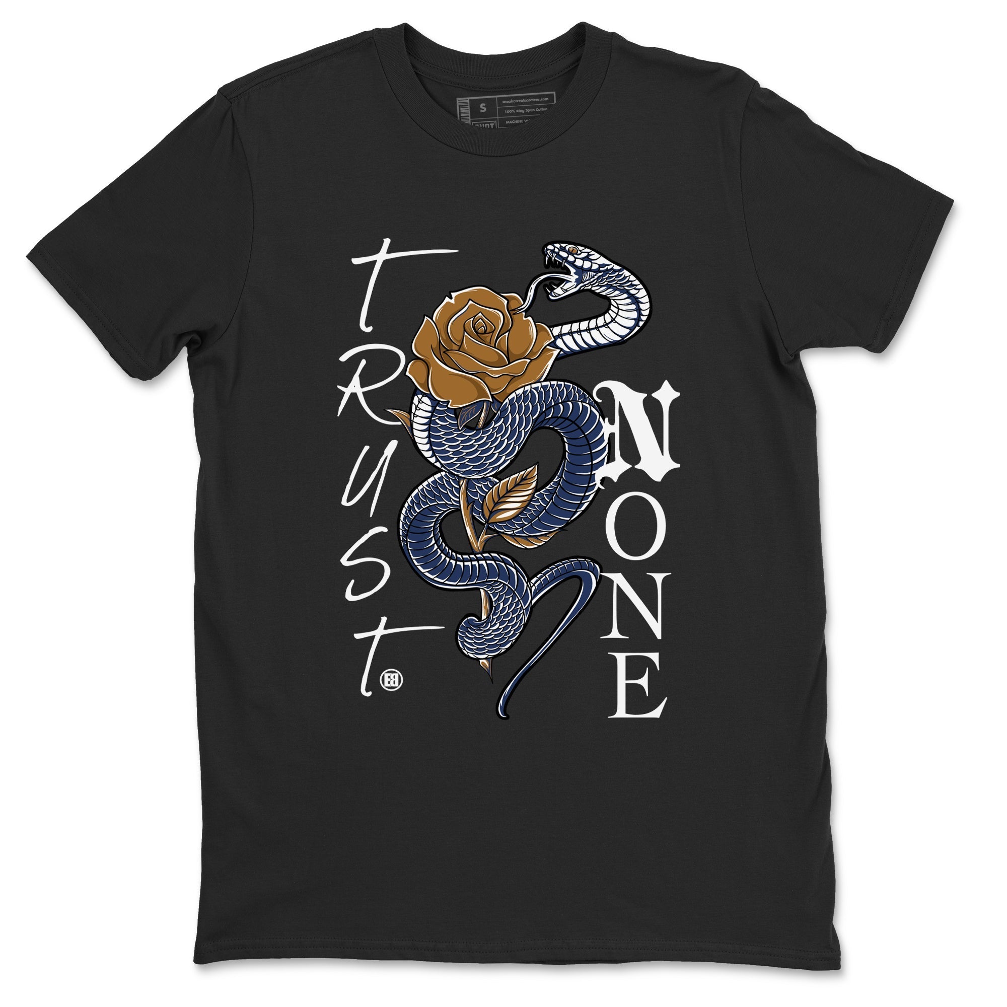 Trust None snkmatch Tees - Air Jordan 13 Midnight Navy