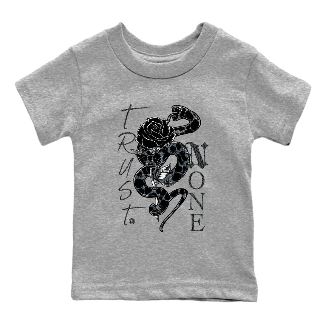 Trust None snkmatch Tees Kids - Air Jordan 3 Black Cat