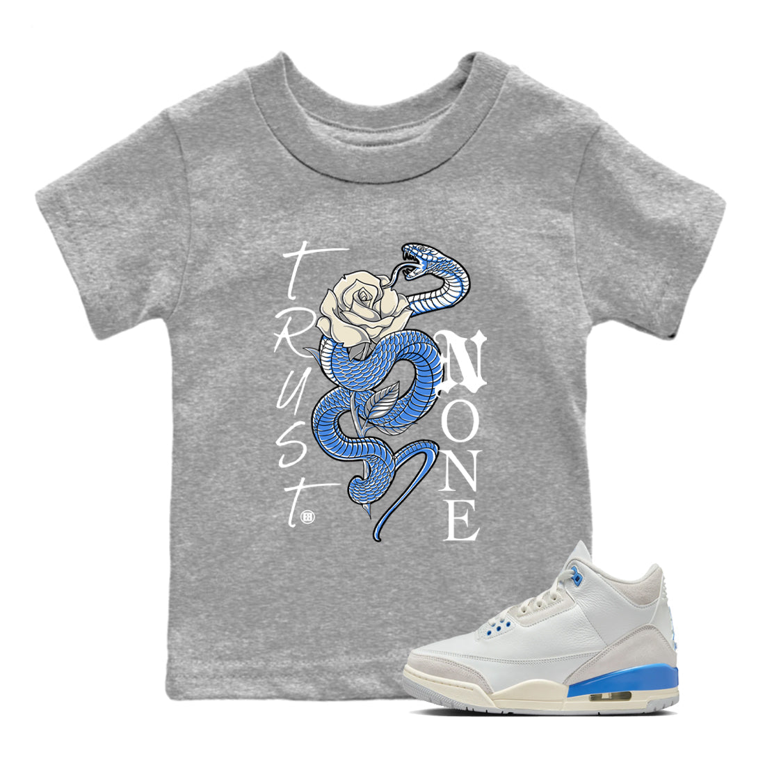 Trust None snkmatch Tees Kids - Air Jordan 3 Lucky Shorts