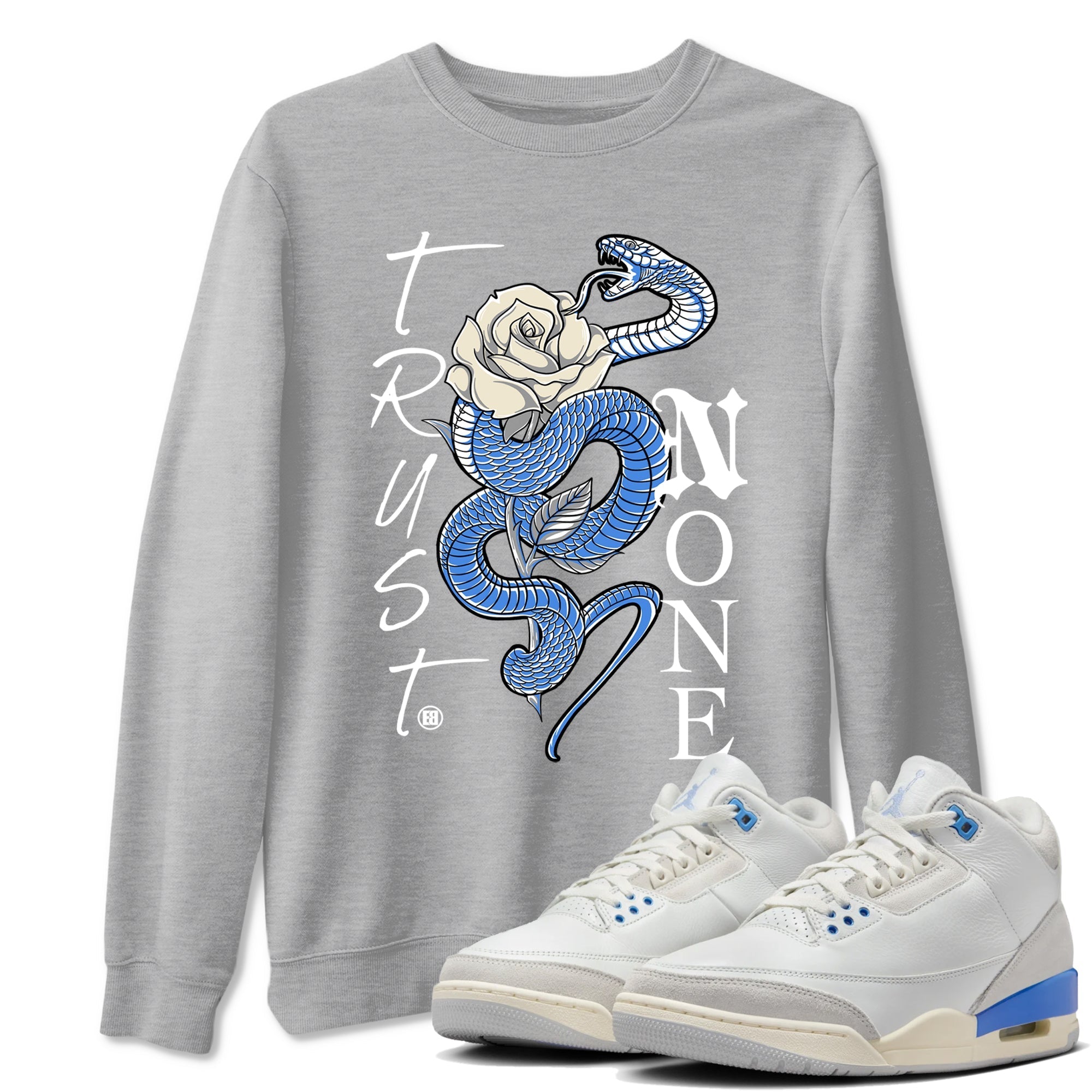Trust None snkmatch Tees - Air Jordan 3 Lucky Shorts