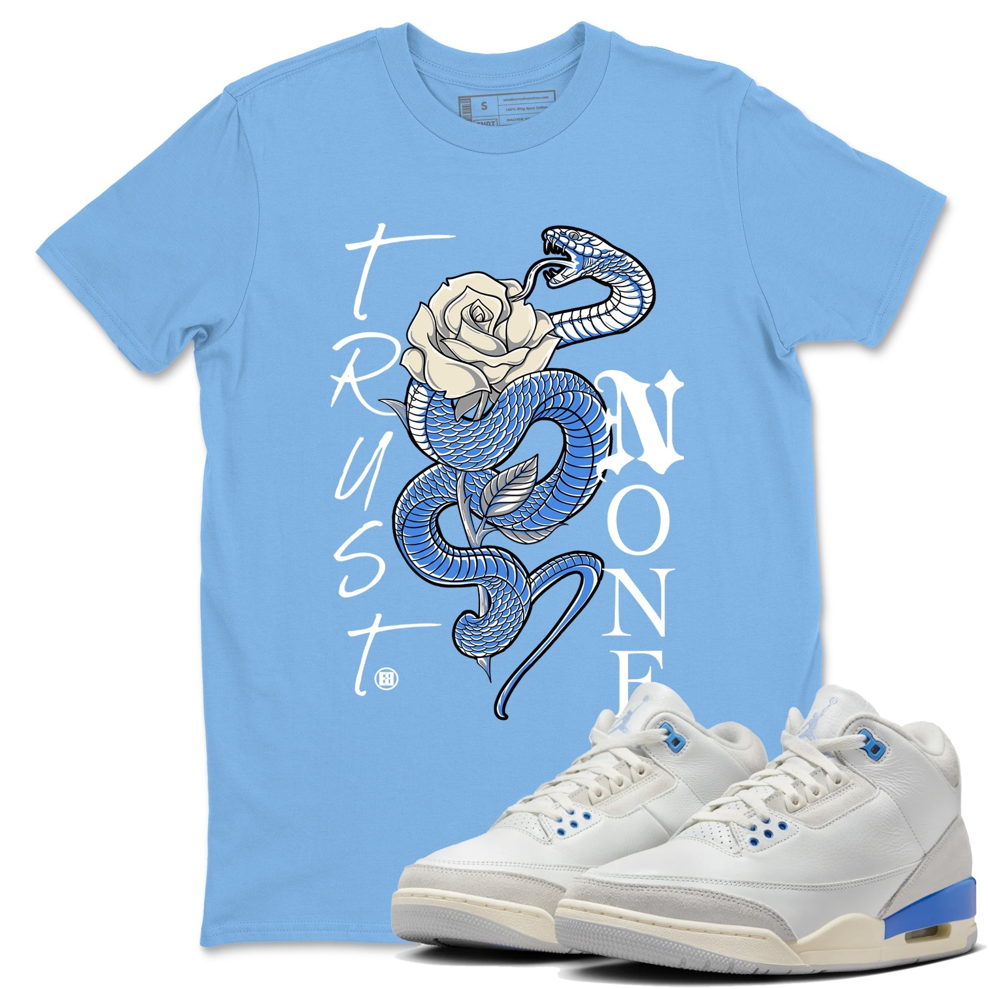 Trust None snkmatch Tees - Air Jordan 3 Lucky Shorts