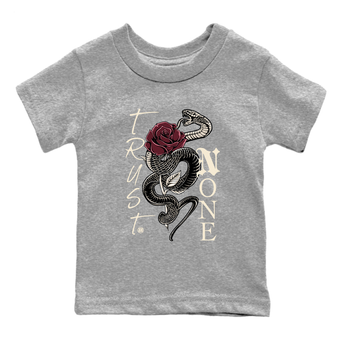 Trust None snkmatch Tees Kids - Air Jordan 4 A Ma Maniere x Fossil Stone