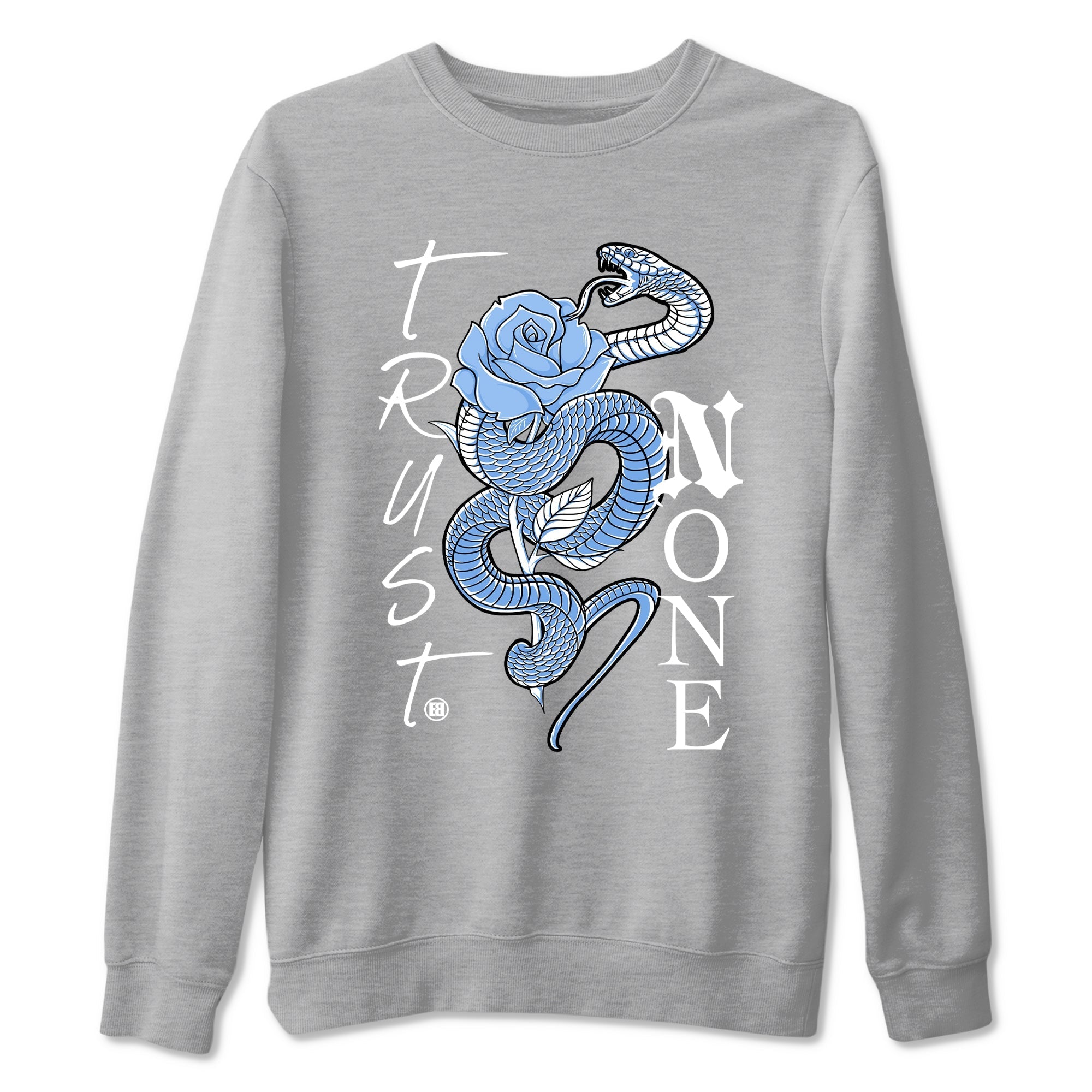 Trust None snkmatch Tees - Air Jordan 4 Forget Me Not
