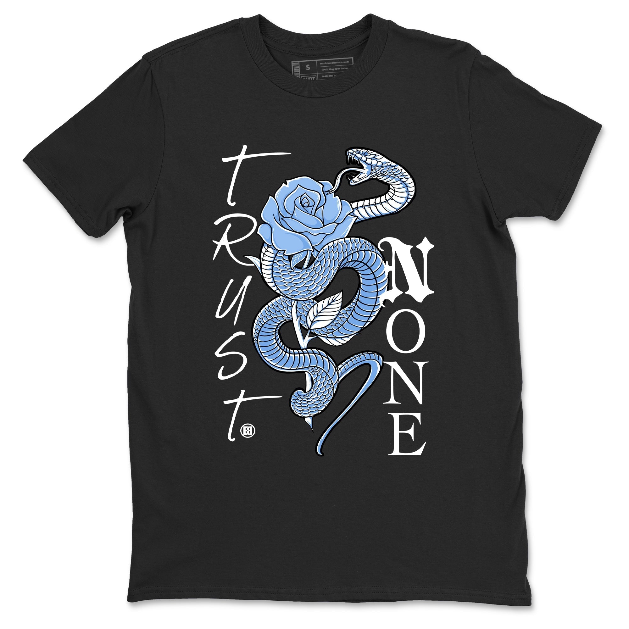 Trust None snkmatch Tees - Air Jordan 4 Forget Me Not