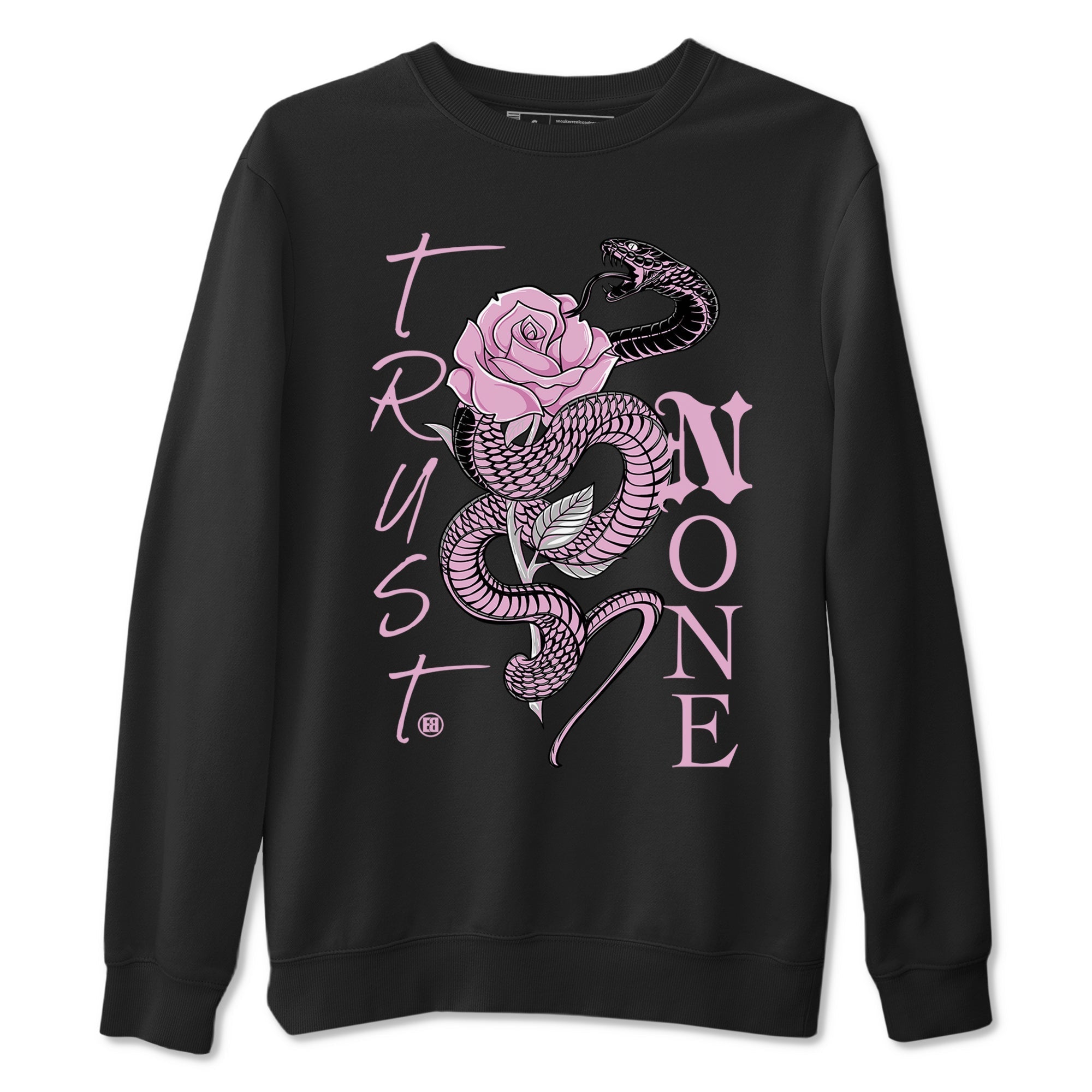 Trust None snkmatch Tees - Air Jordan 4 Orchid