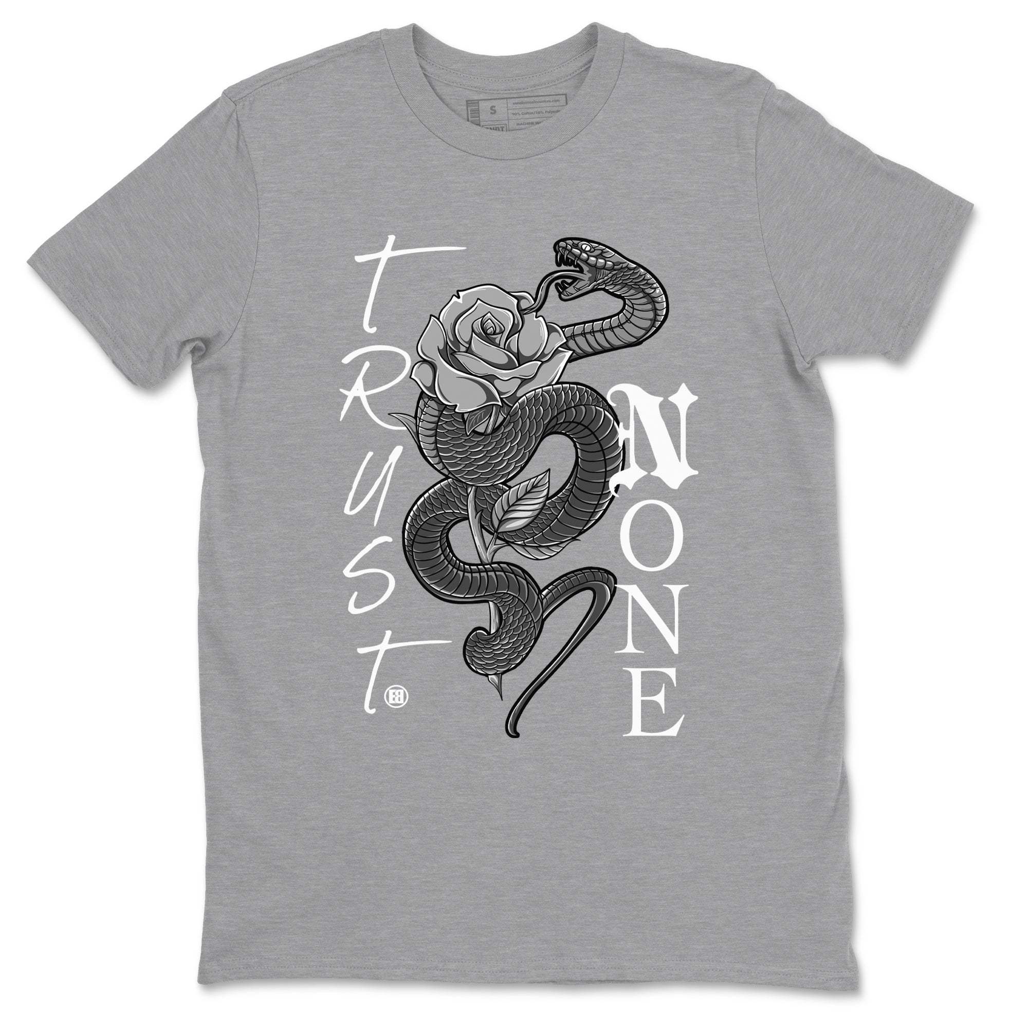 Trust None snkmatch Tees - Air Jordan 4 Wet Cement