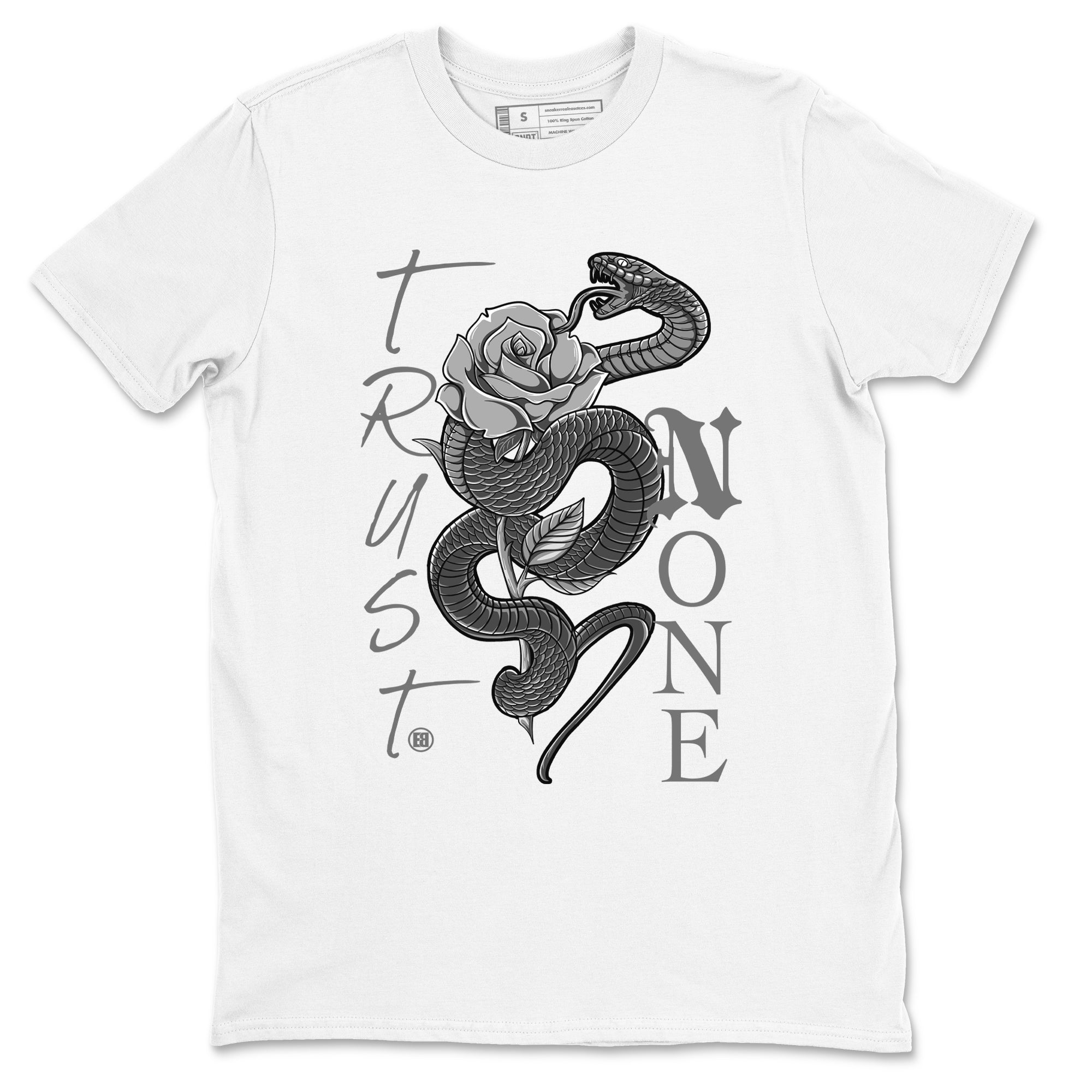 Trust None snkmatch Tees - Air Jordan 4 Wet Cement